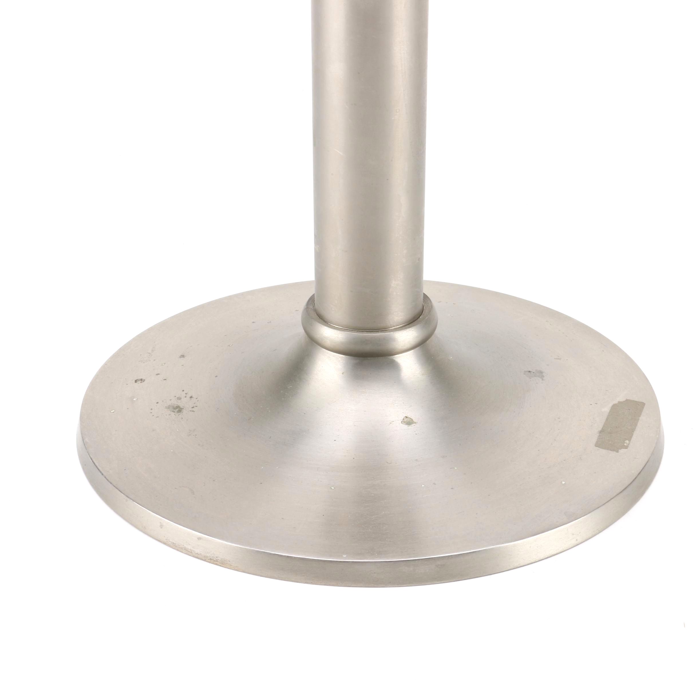 "Stetson 1865" Silver Tone Metal Footed Stand