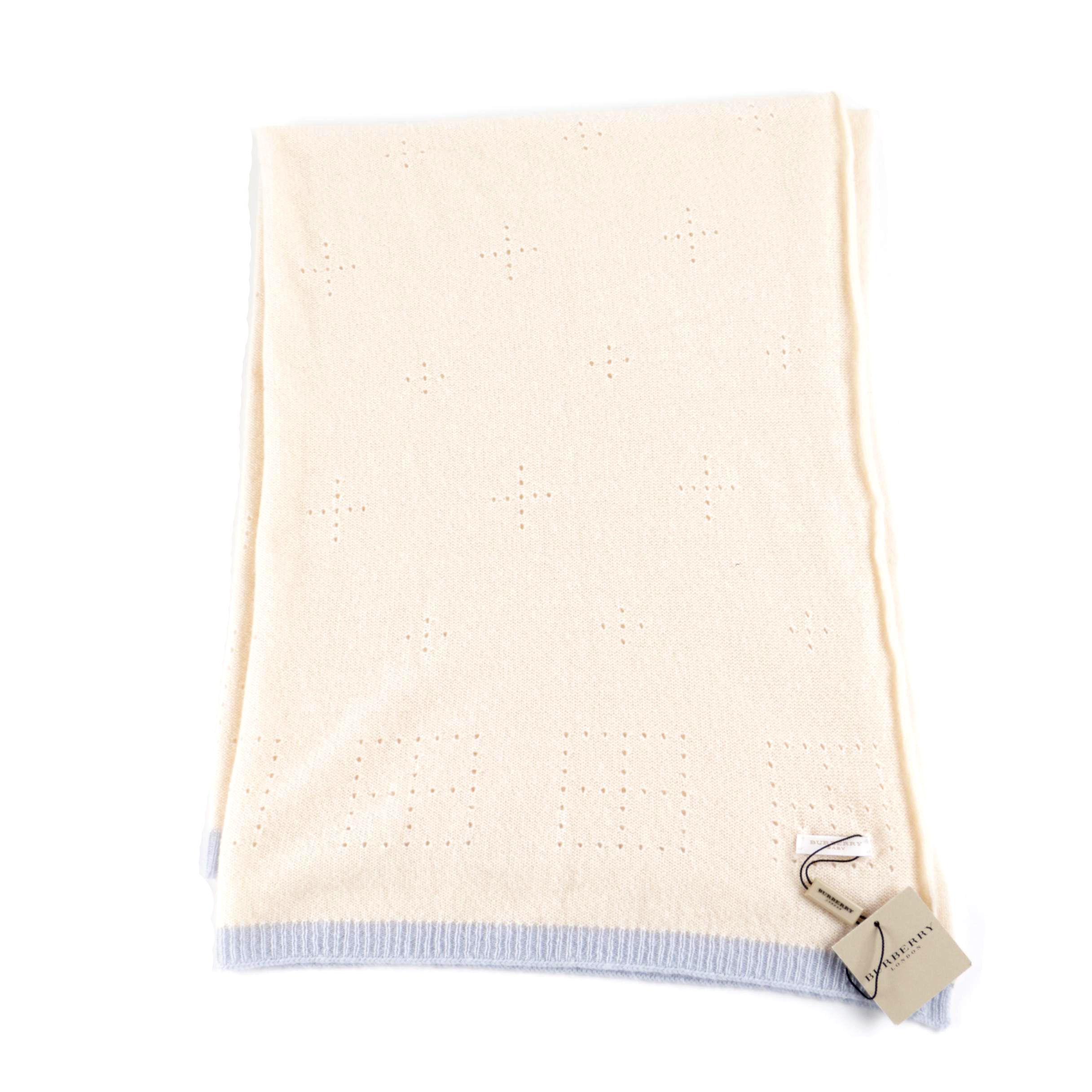 Burberry Cashmere Baby Blanket