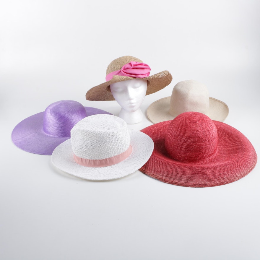 Women's Sun Hats Including Frank Olive