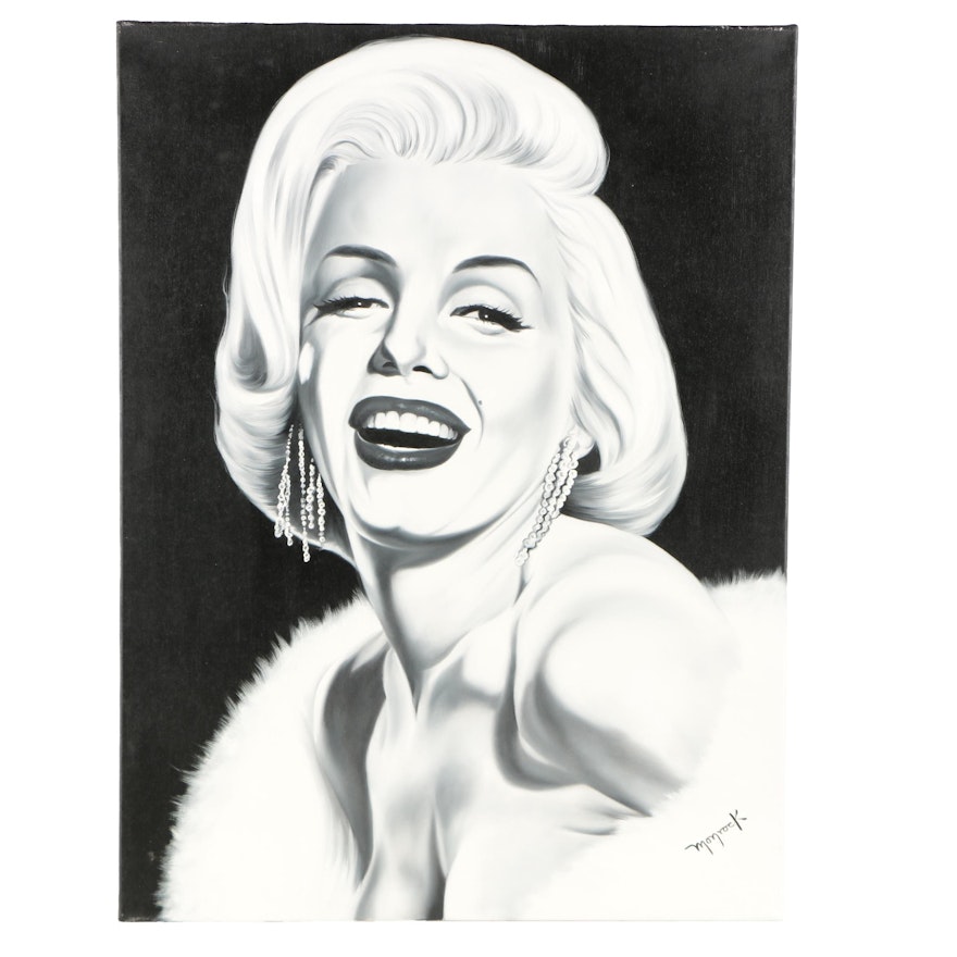Hector Monroy Oil Painting "Marilyn"