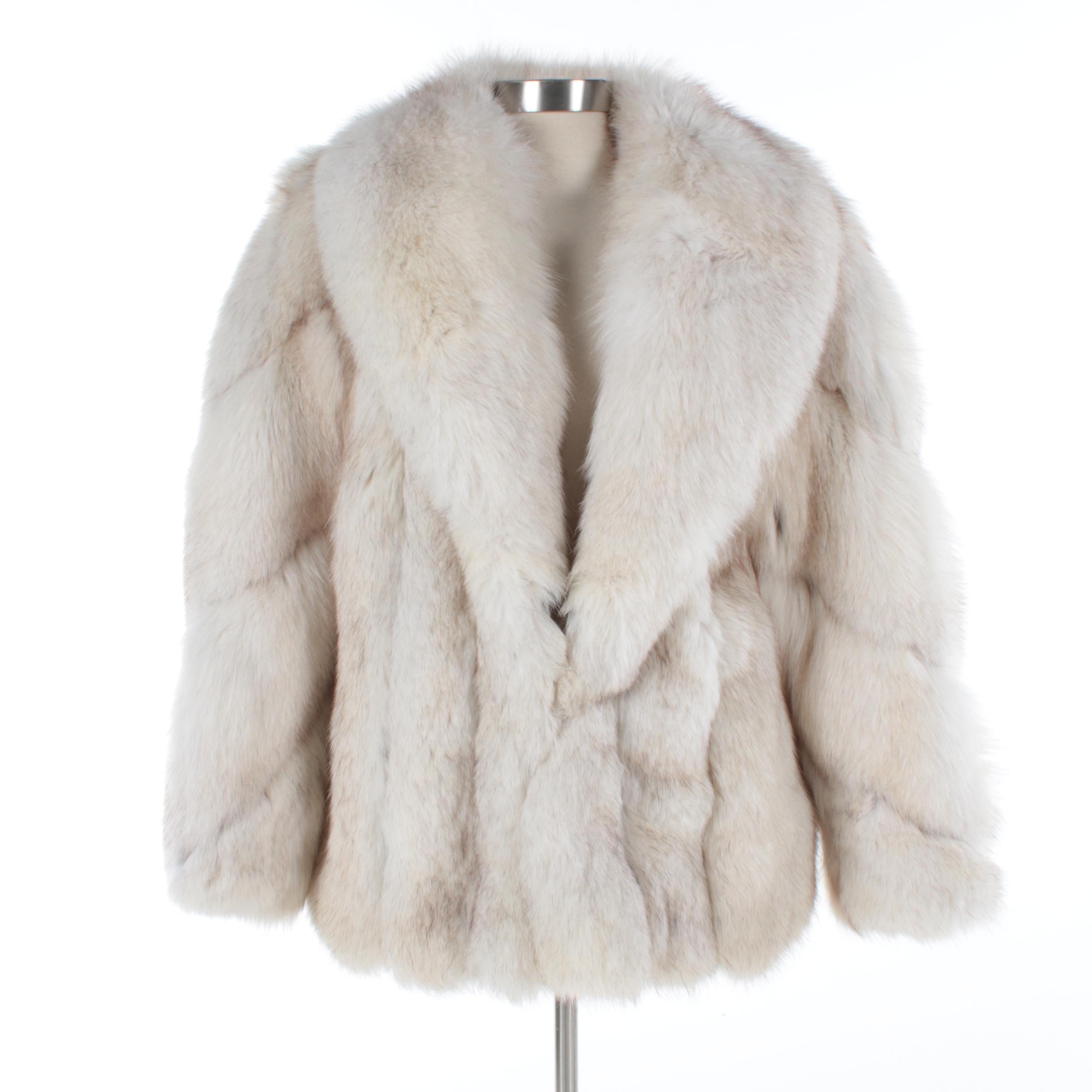 Women's Vintage Saga Fox Arctic Fox Fur Coat
