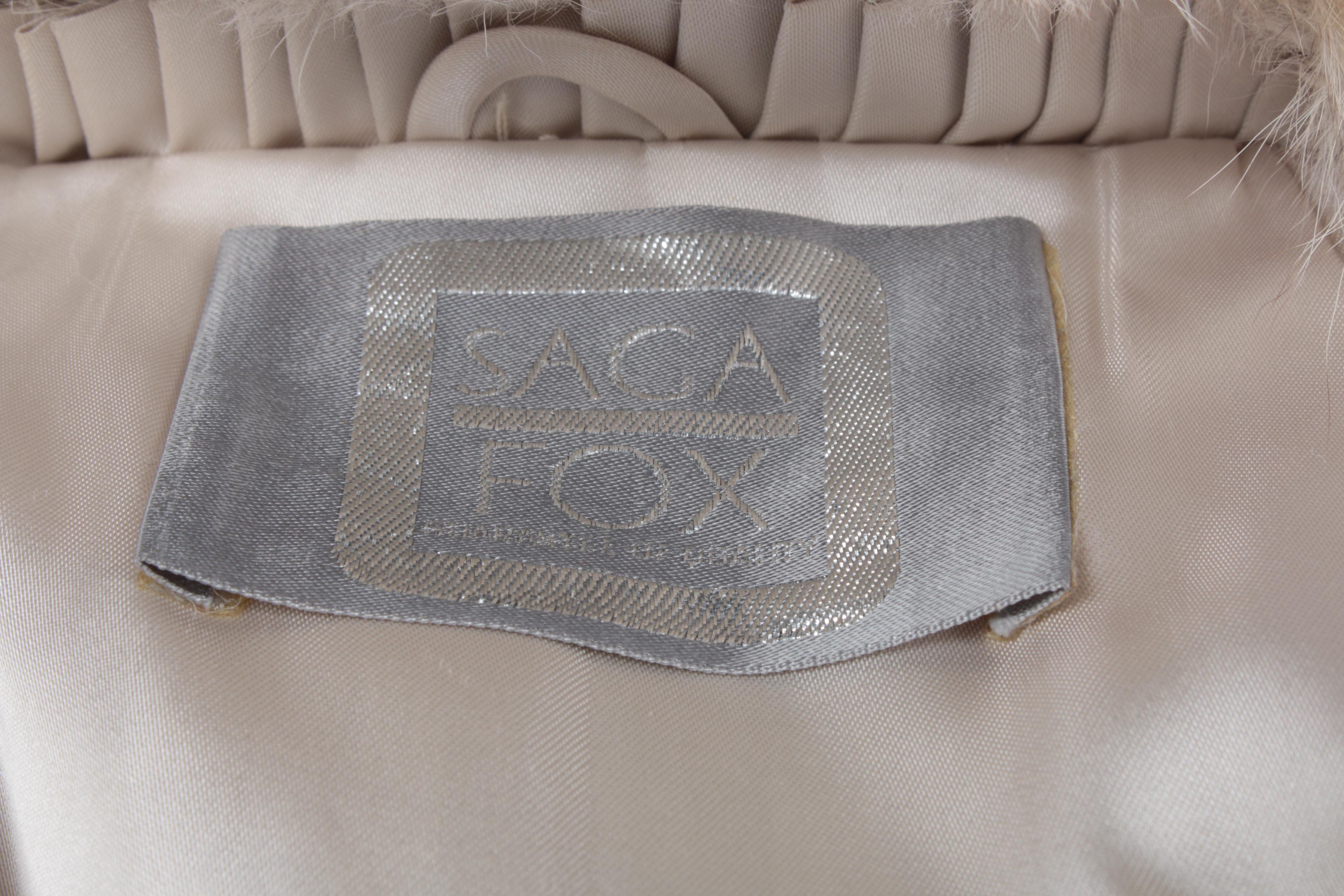 Women's Vintage Saga Fox Arctic Fox Fur Coat