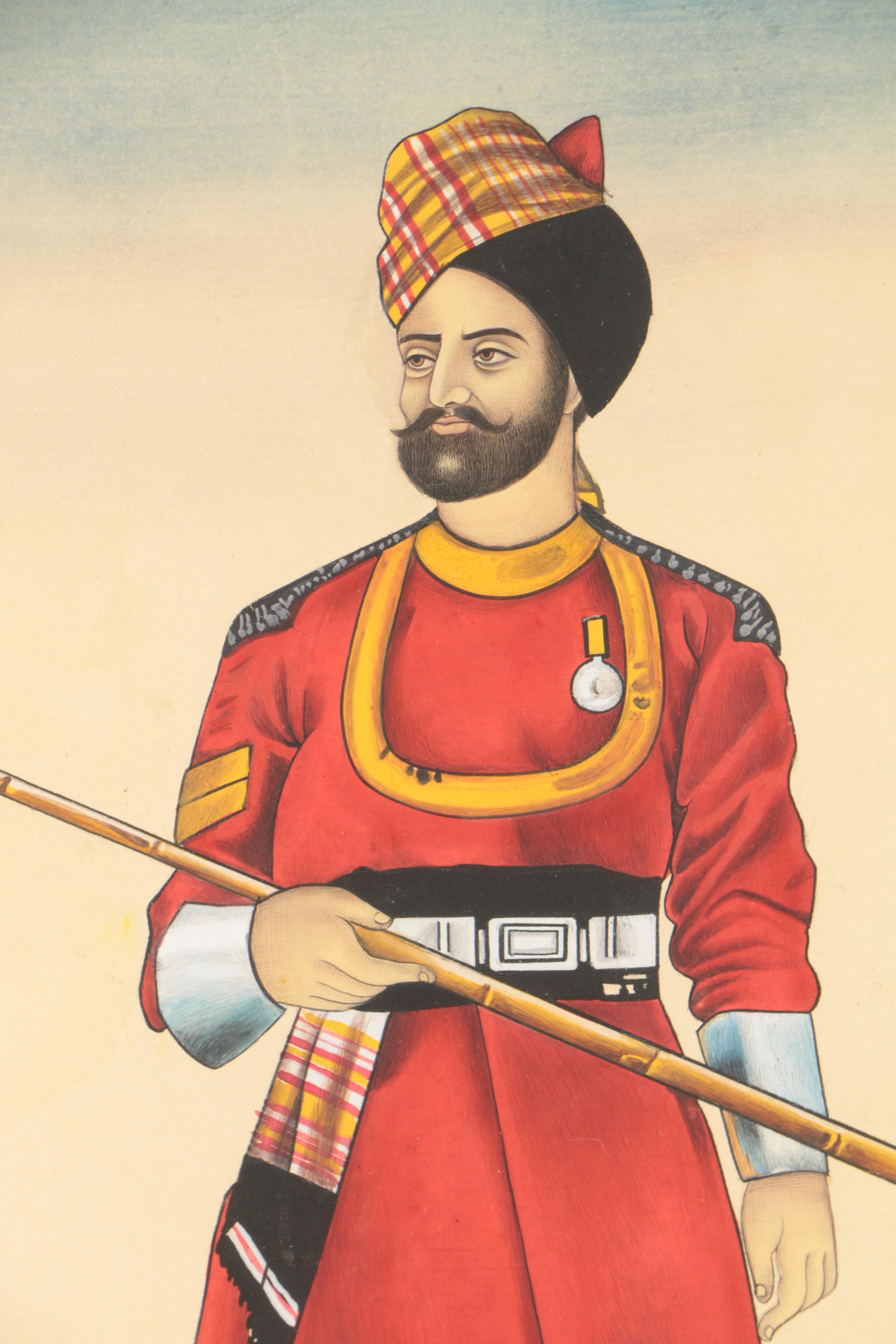 Watercolor Painting After A.C. Lovett's "The Governor's Bodyguard"