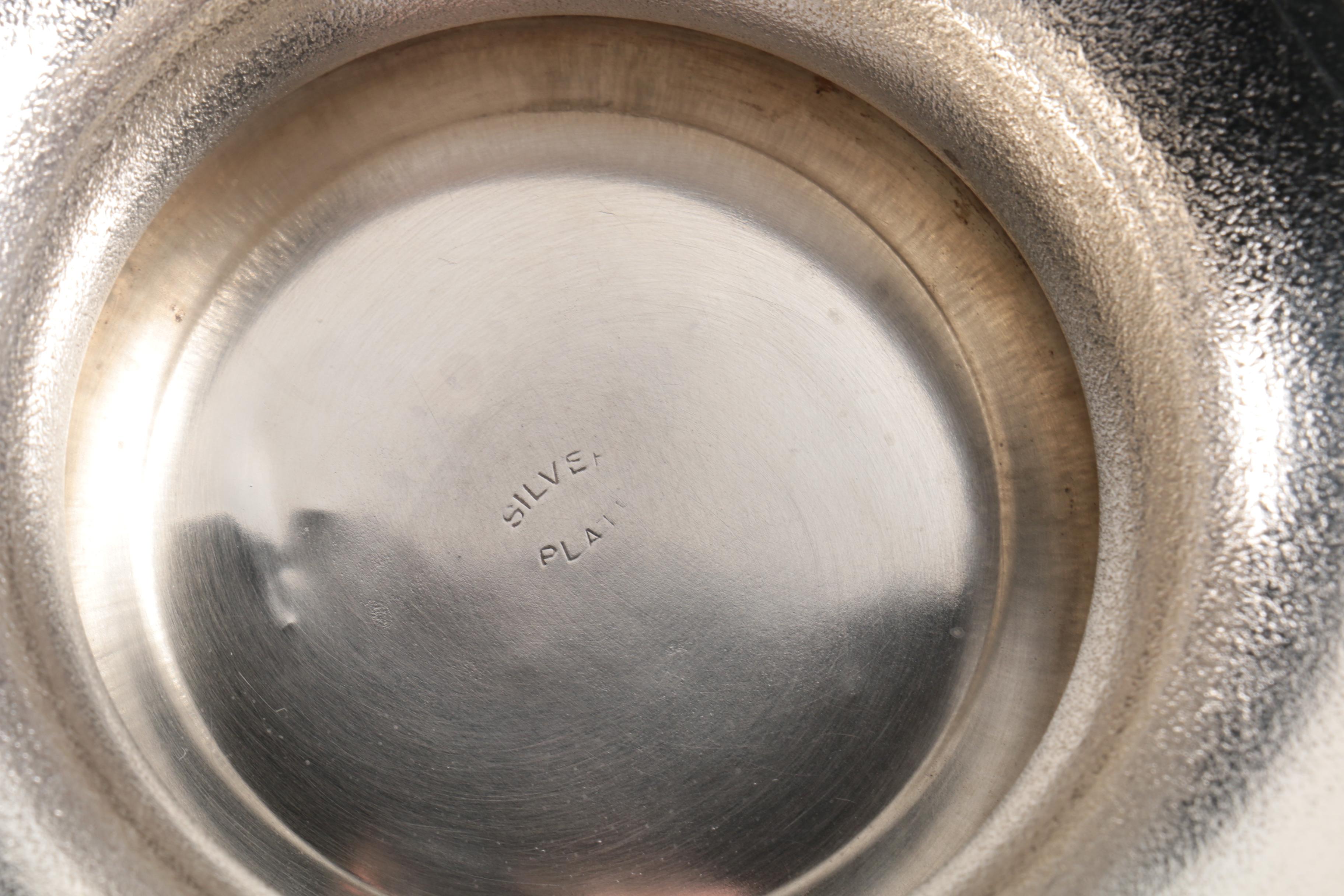 Silver Plate Chafing Dishes and Covered Compotes