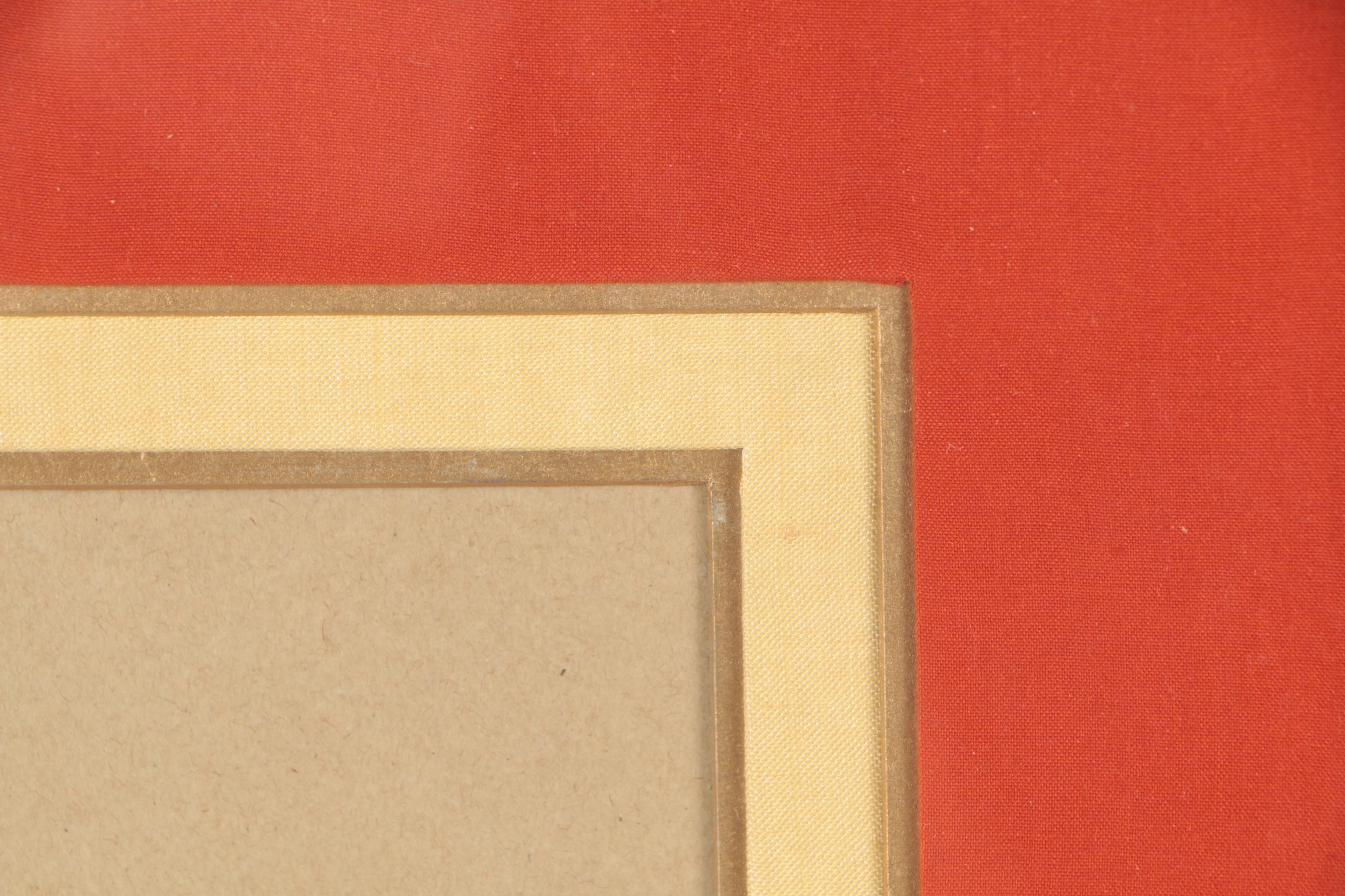 Embellished Gouache Portrait of a Man