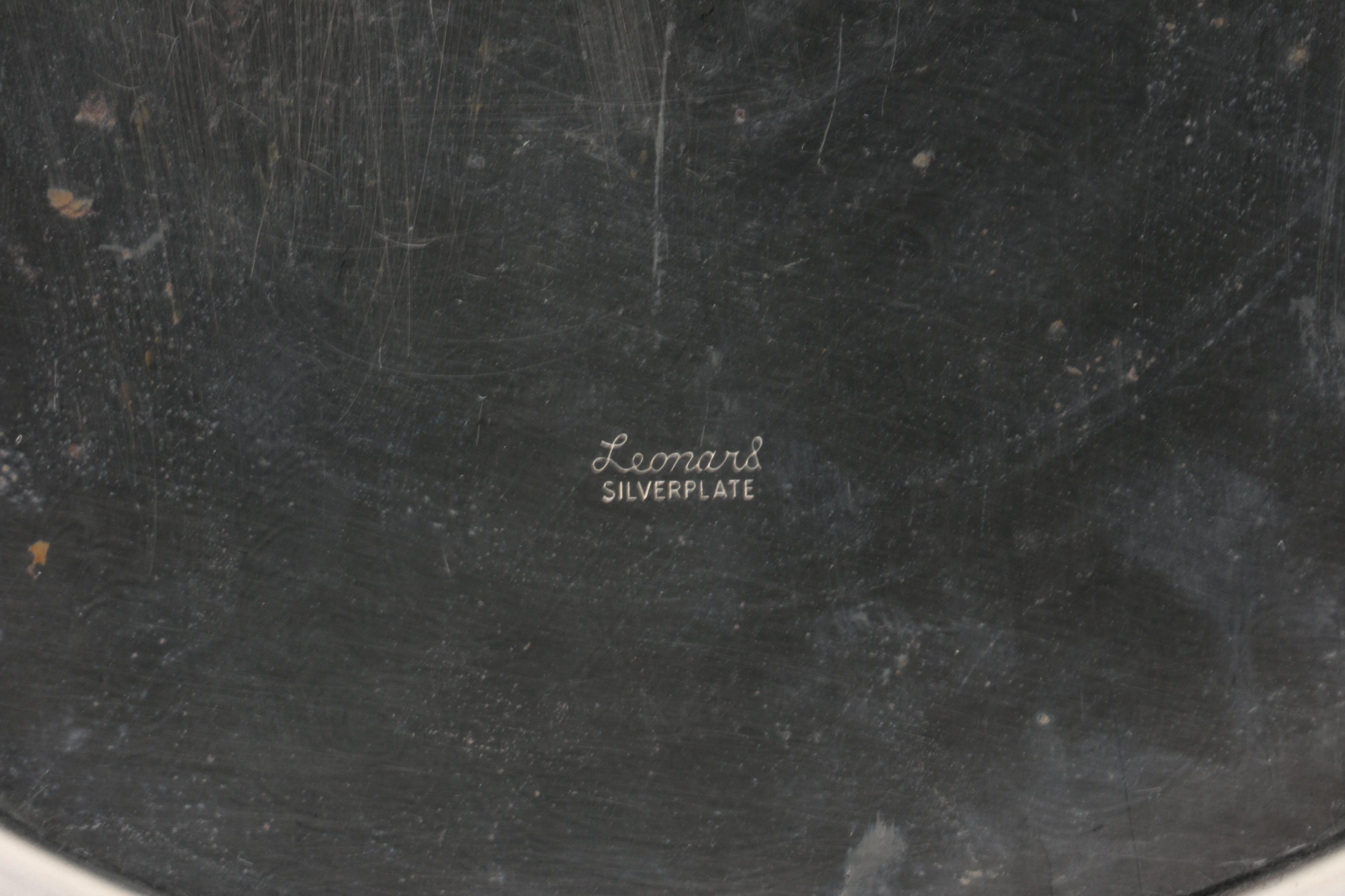 Wallace Silver Plate Tray with Other Plated Silver Trays and Pitchers