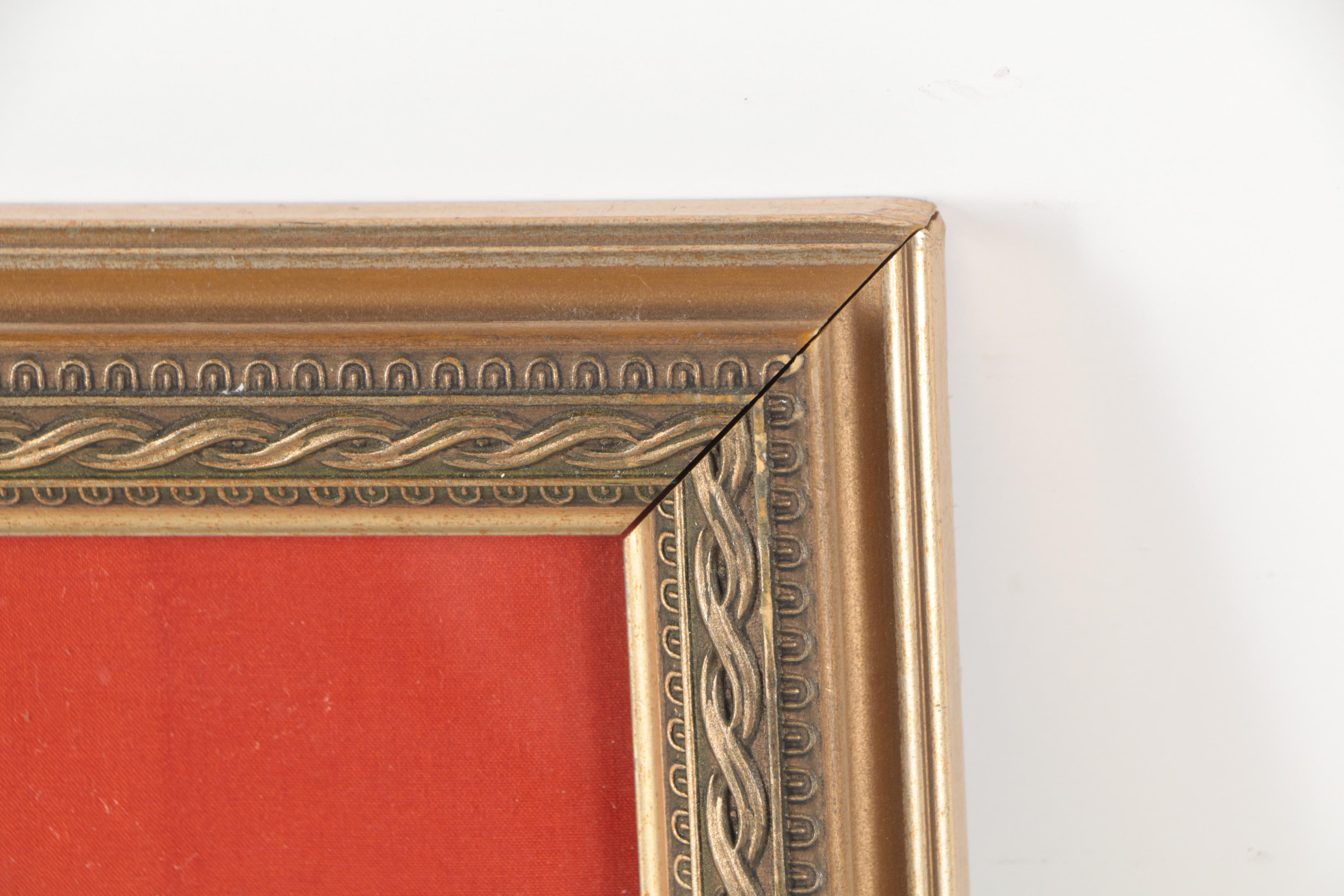 Embellished Gouache Portrait of a Man