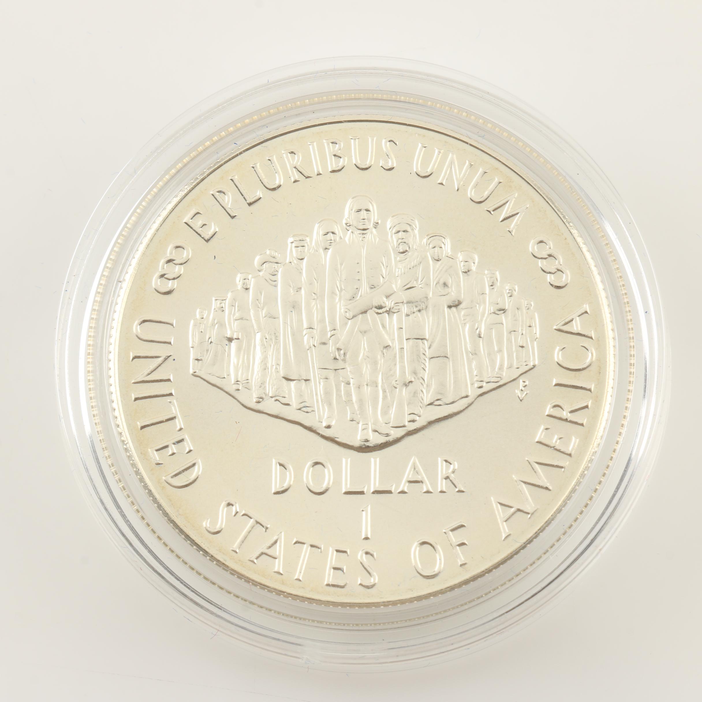 Group of Two U.S. Prestige Sets and Six Commemorative Coins