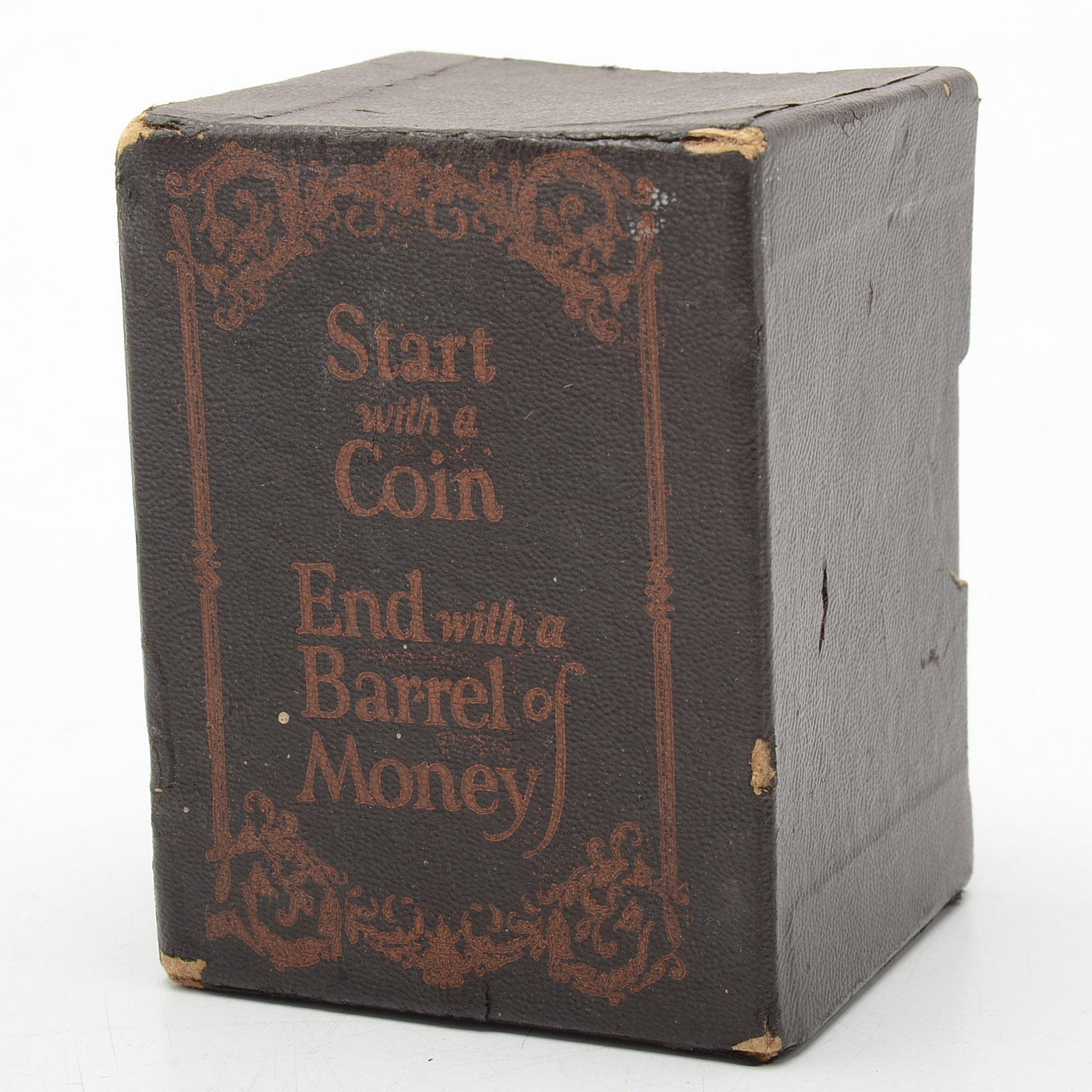 1923 "The Lincoln National Bank" Coin Bank With Box Cincinnati