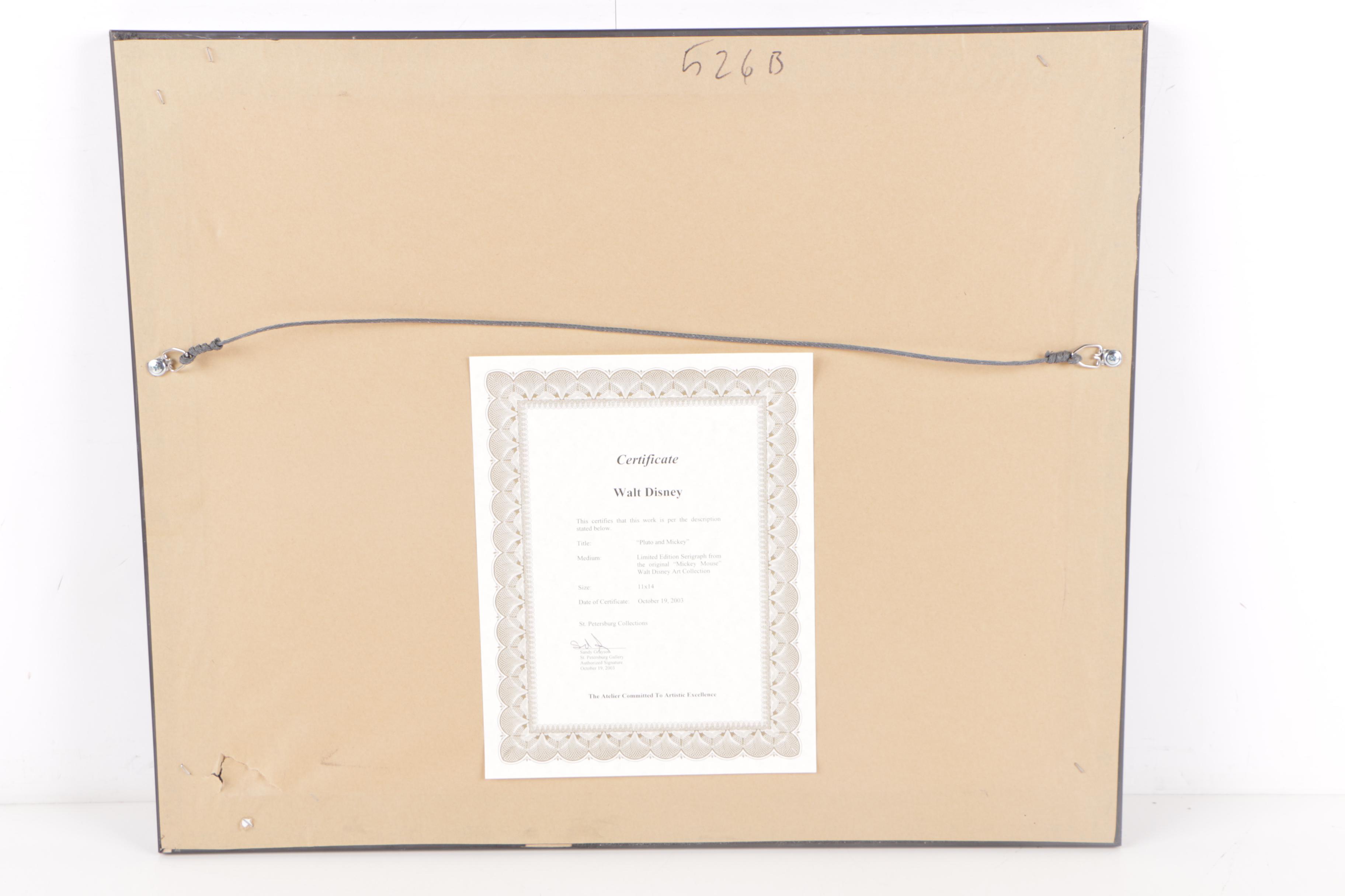 Walt Disney Company Offset Lithograph After Sericel "Mr. Mouse Takes a Trip"