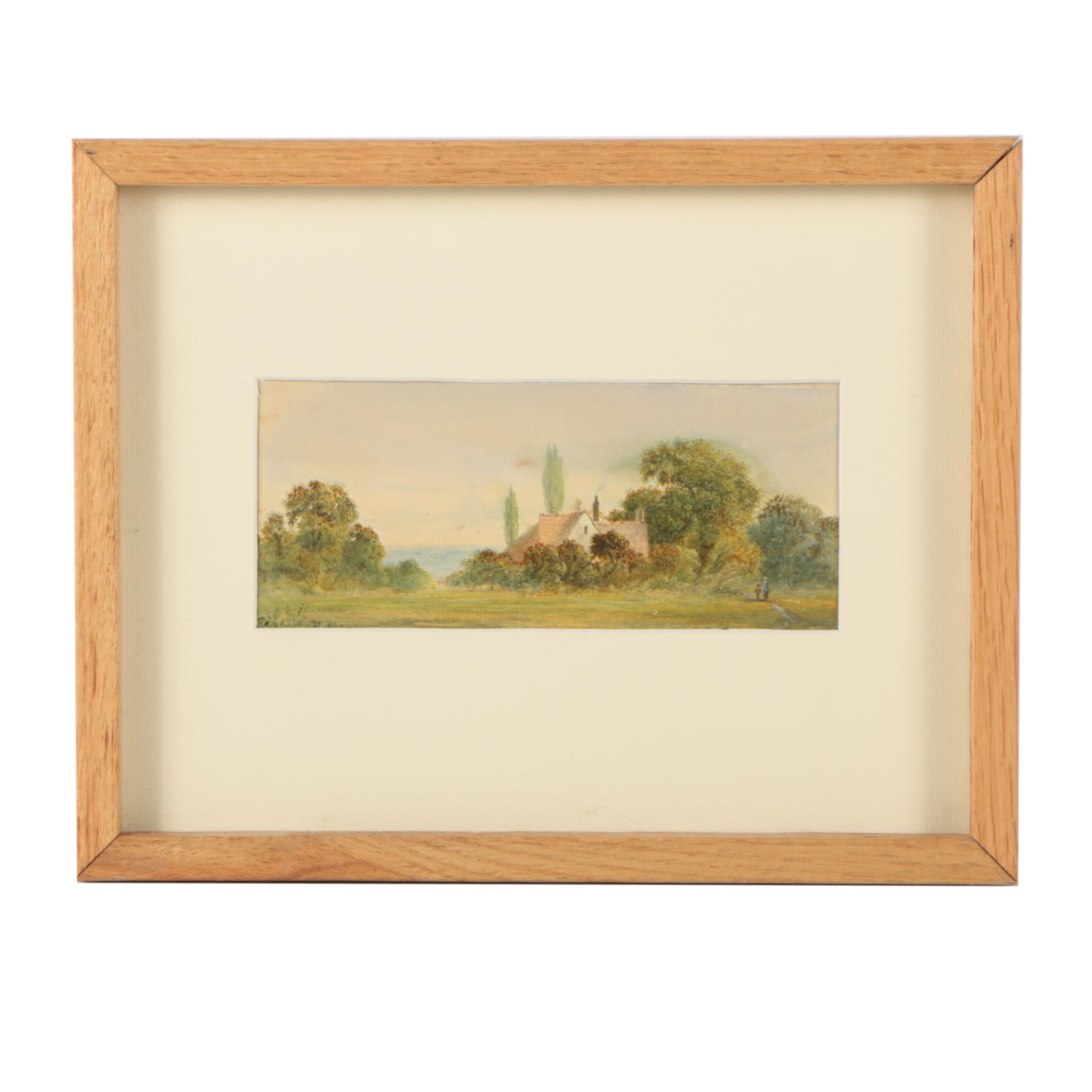 Edward B. Lait Watercolor Landscape Painting