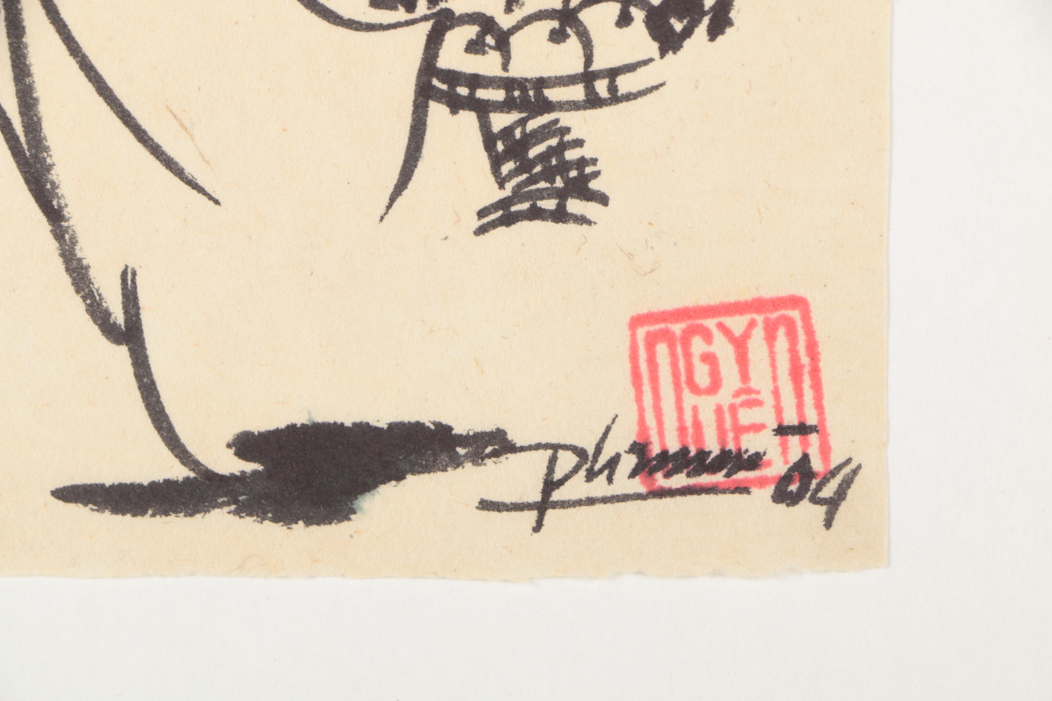 Vietnamese Ink Drawings