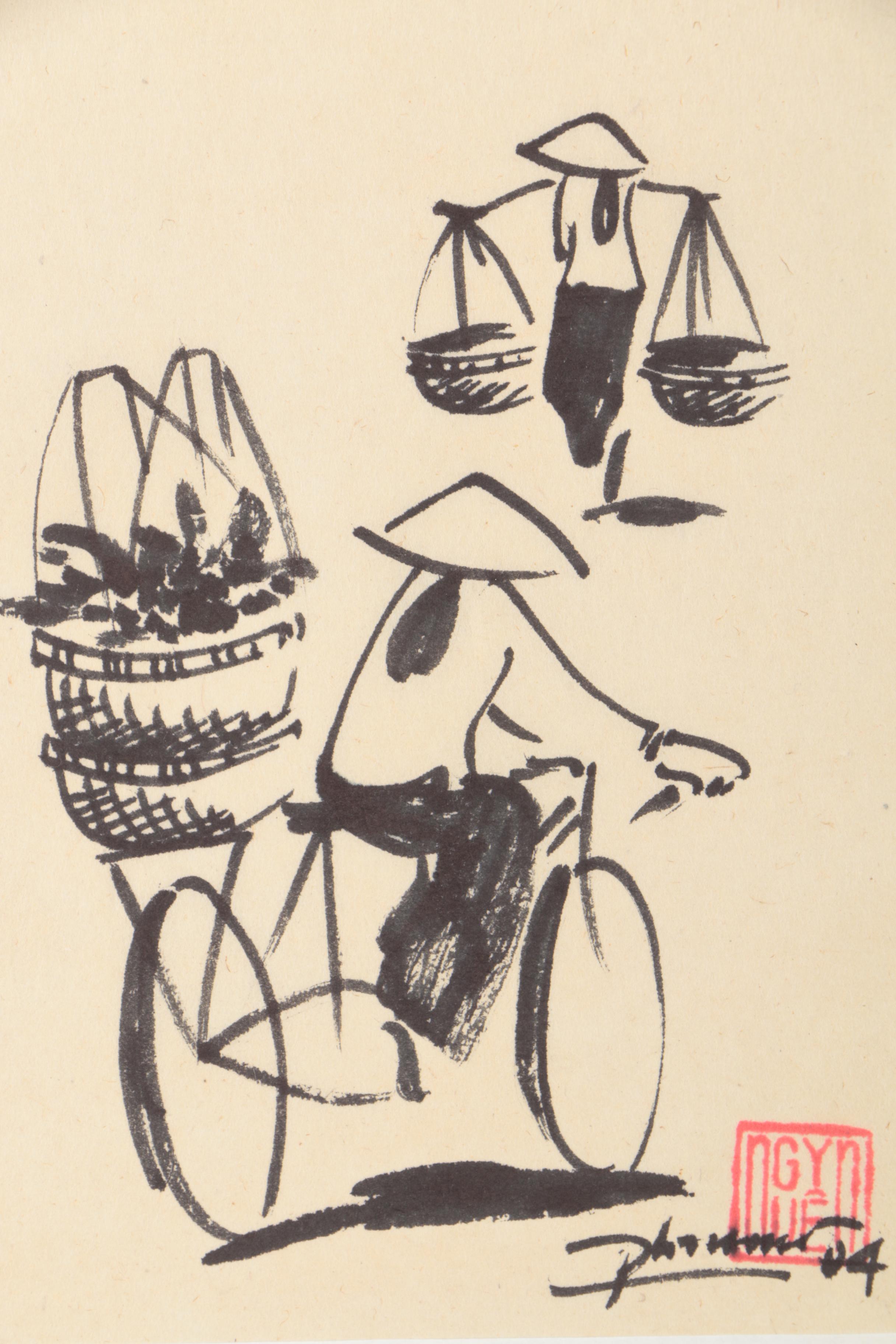 Vietnamese Ink Drawings