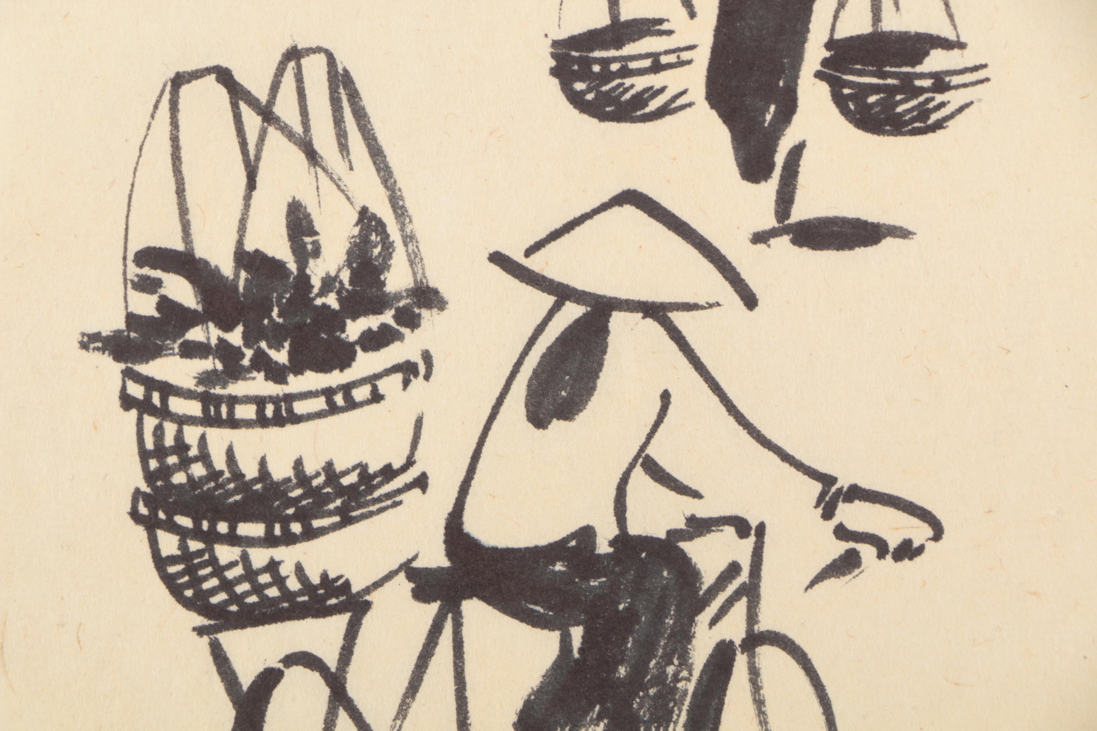 Vietnamese Ink Drawings