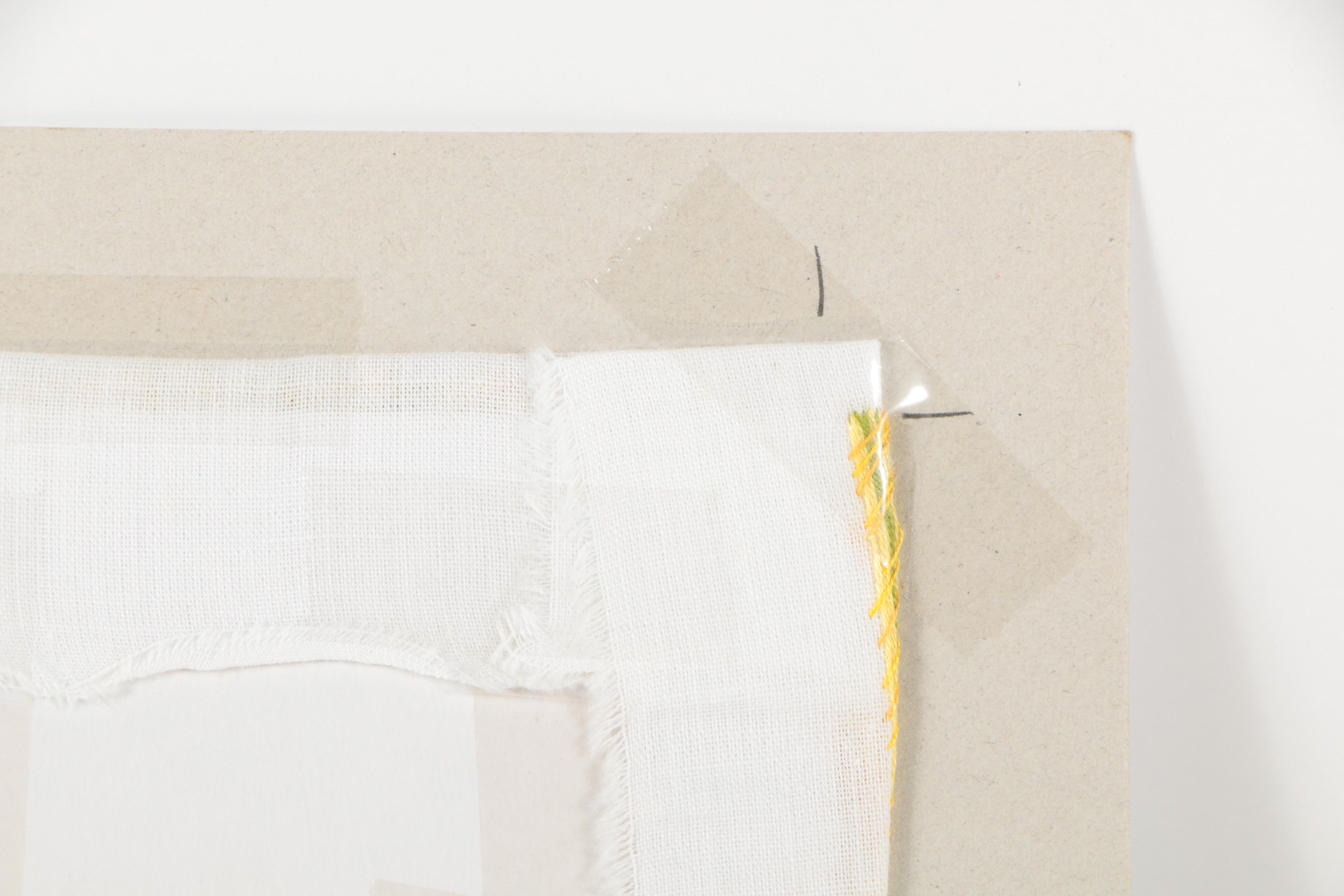 Embroidery of a Rice Paddy Fishing Scene