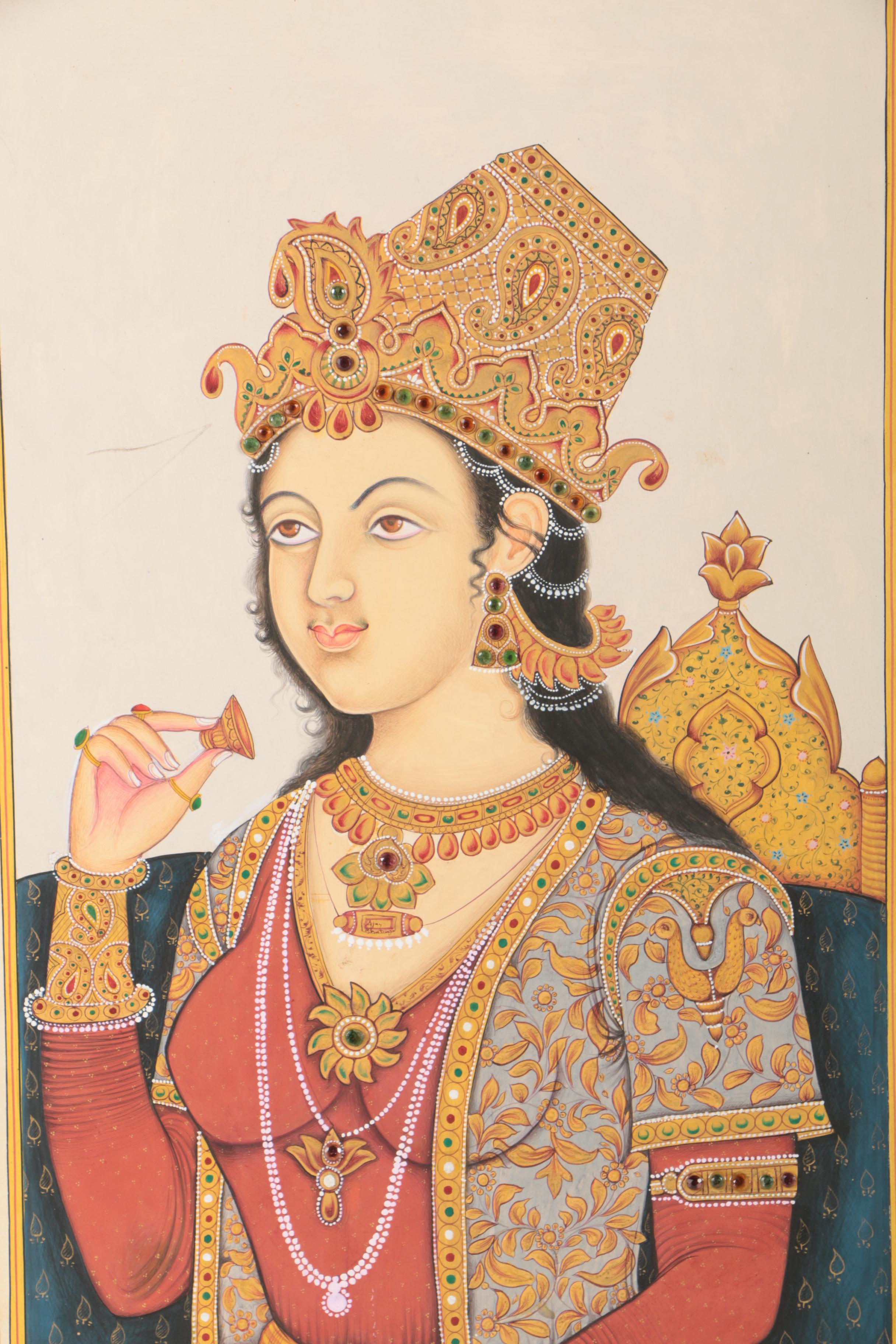 Fine Indian Watercolor Portraits