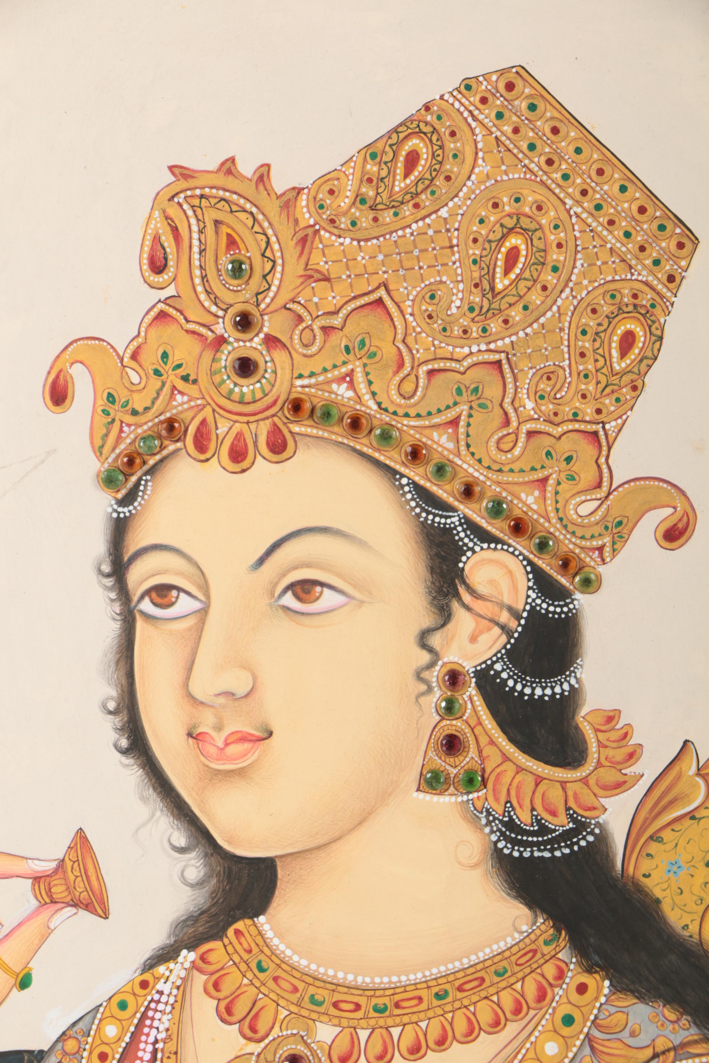 Fine Indian Watercolor Portraits