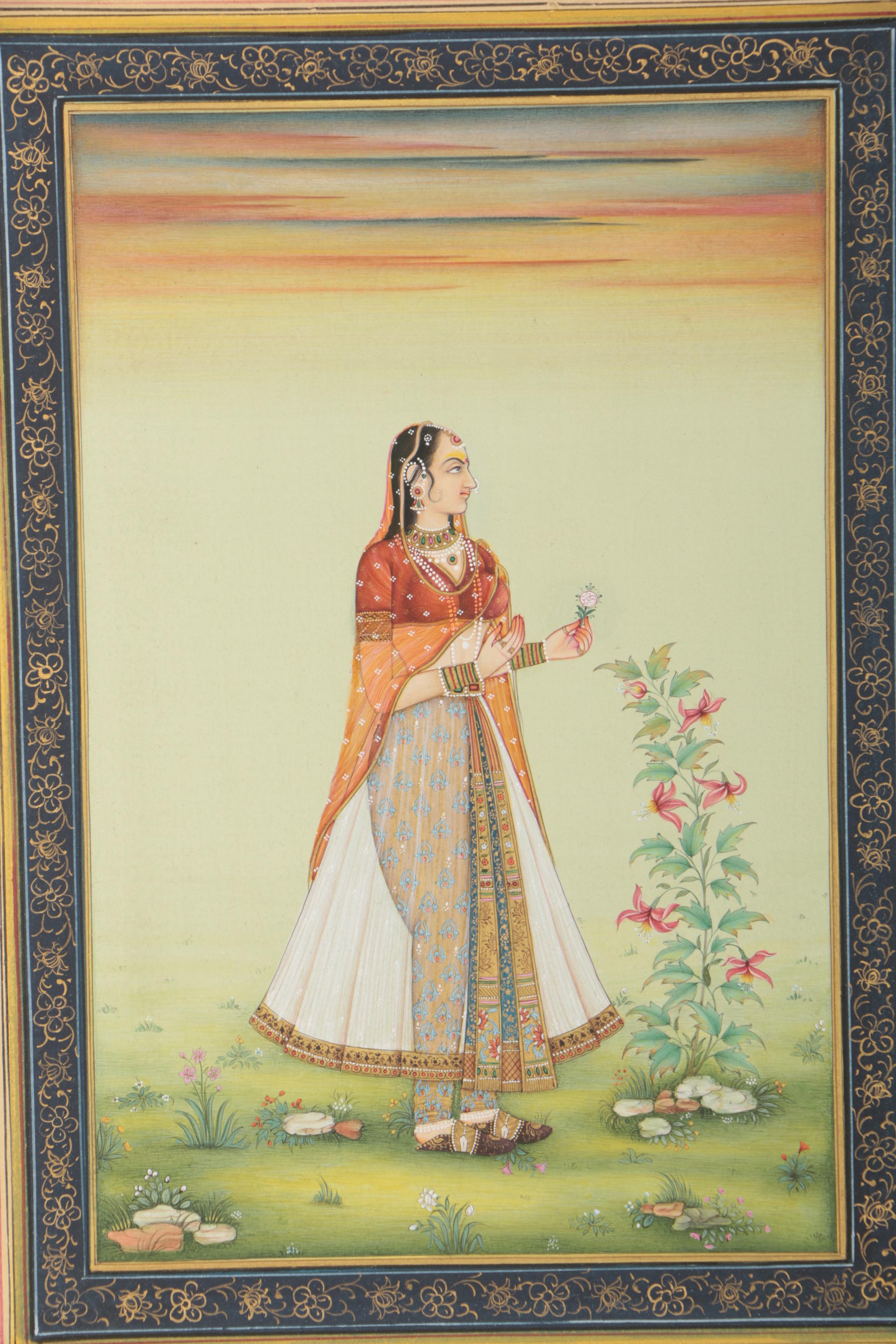 Fine Indian Watercolor Portraits