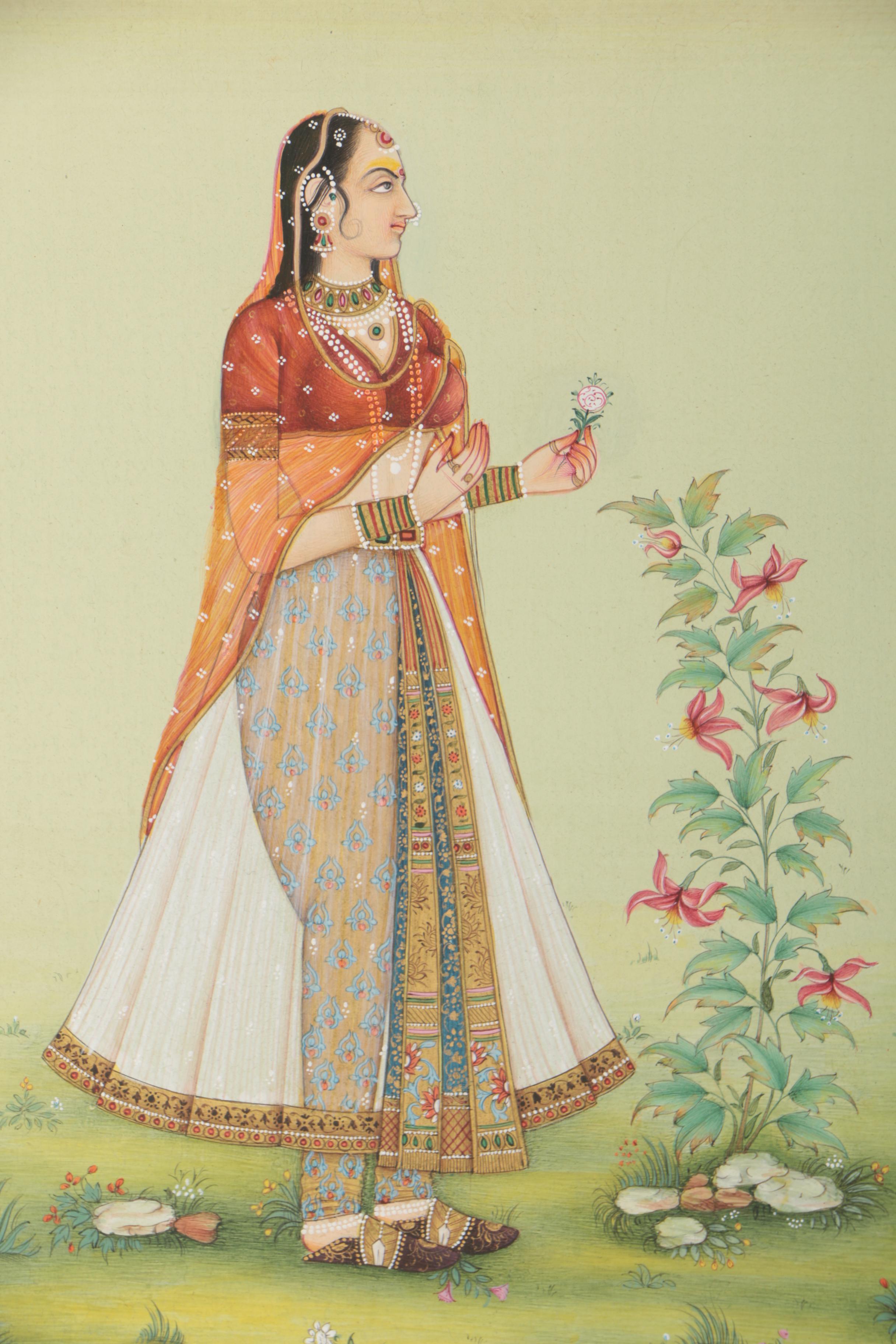 Fine Indian Watercolor Portraits