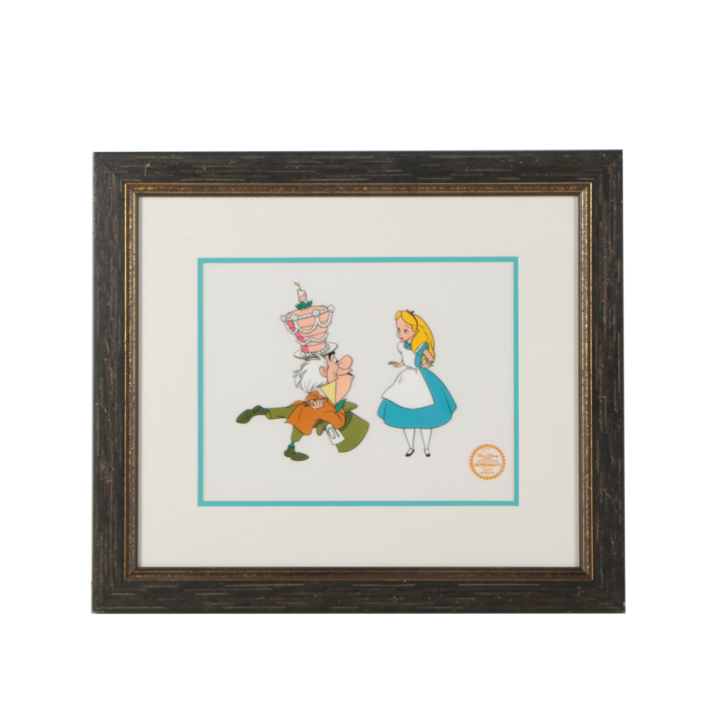 Walt Disney Sericel on Acetate "Alice in Wonderland"