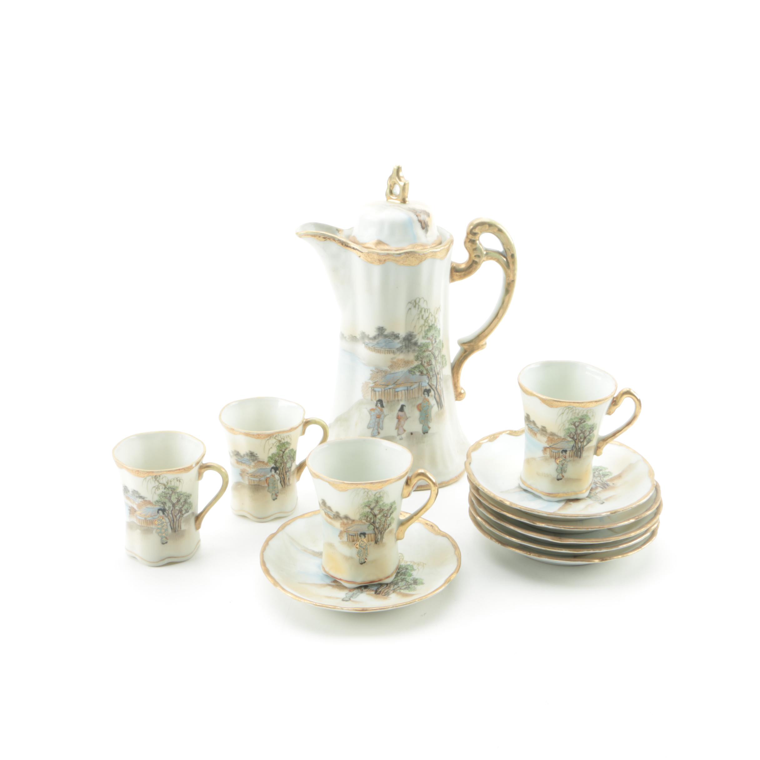 Yamato Japanese Porcelain Chocolate Service