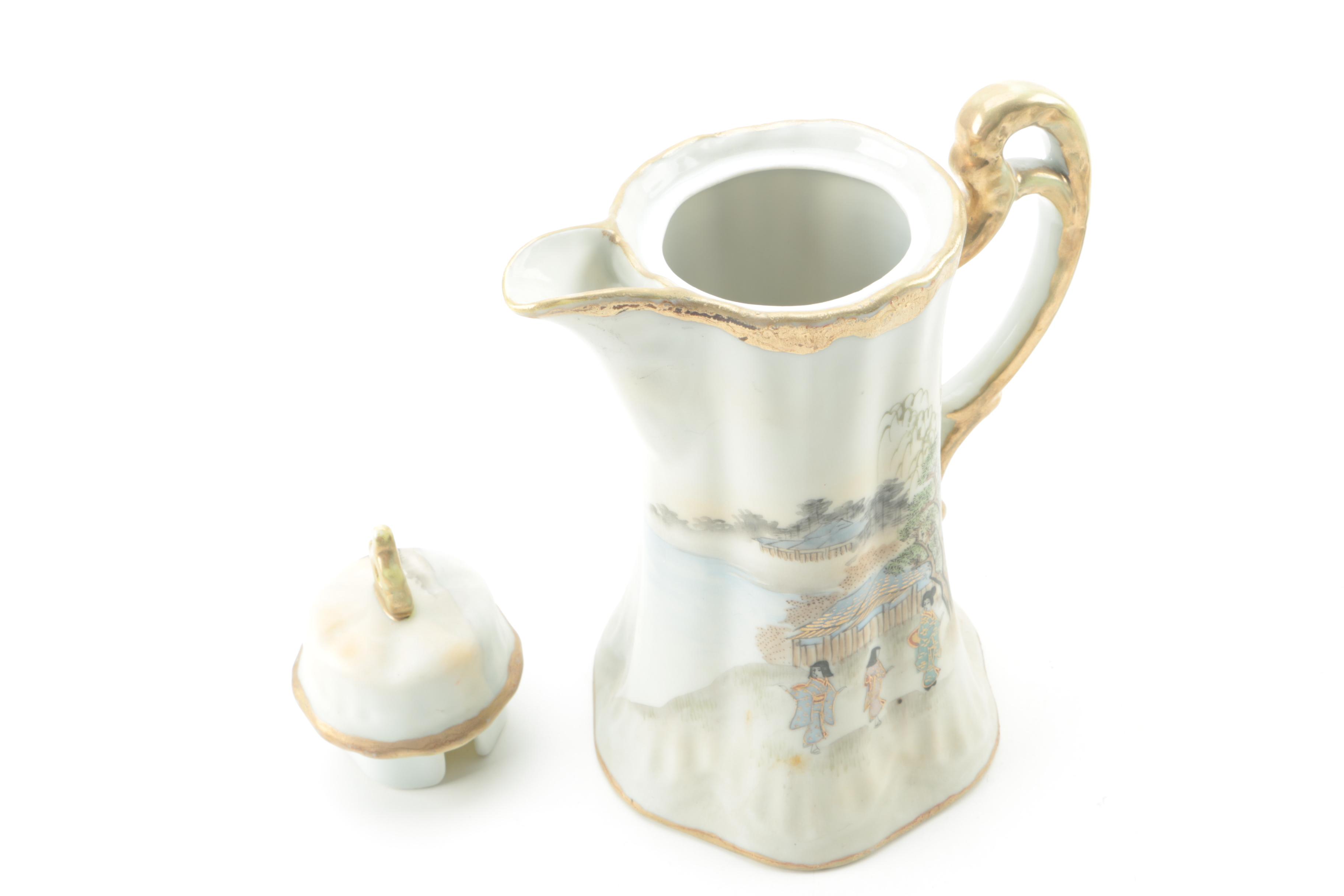 Yamato Japanese Porcelain Chocolate Service