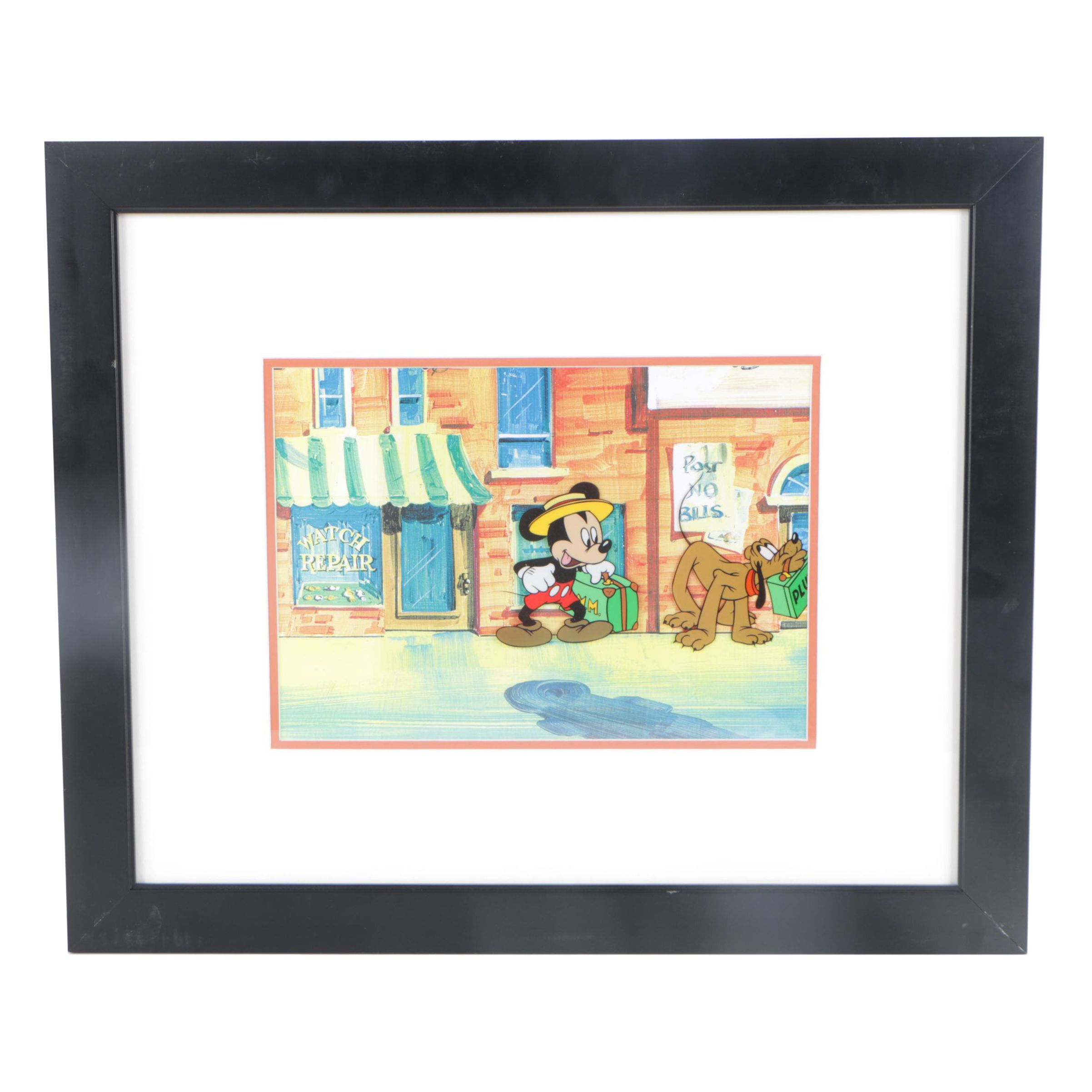 Walt Disney Company Offset Lithograph After Sericel "Mr. Mouse Takes a Trip"