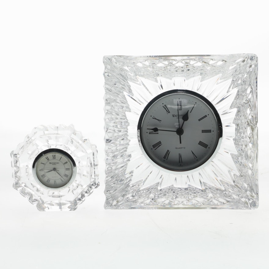 Waterford Crystal Desk Clocks