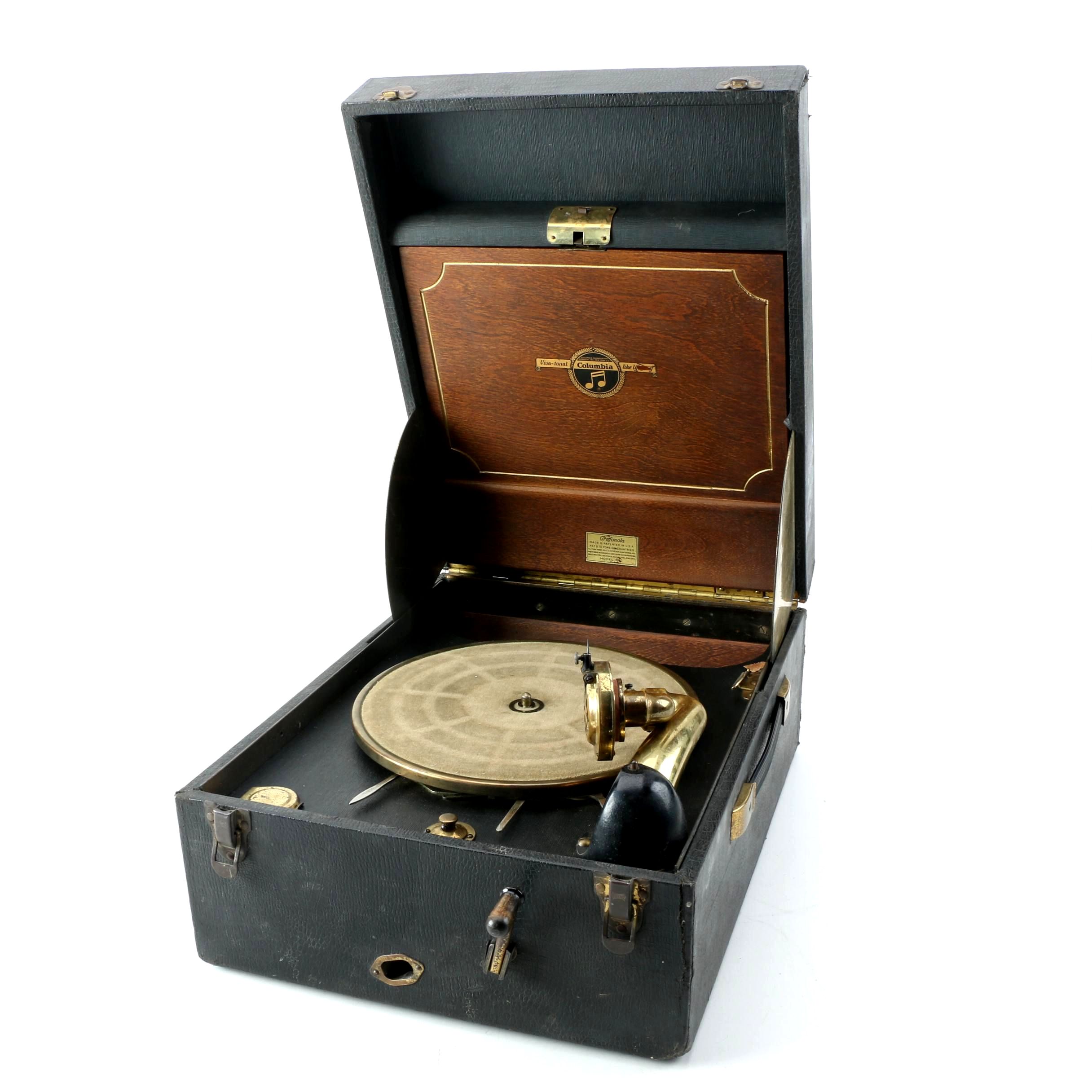 Antique Columbia Grafonola Model 162 Phonograph