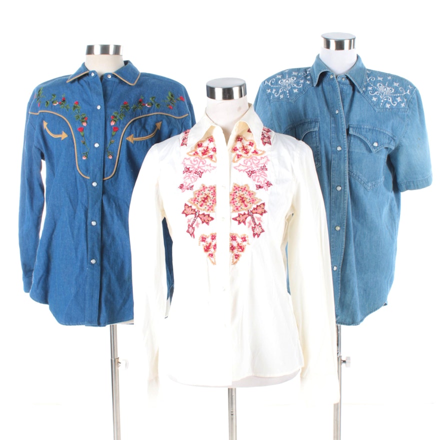 Women's Western Shirts Including Hairston Roberson Ropa