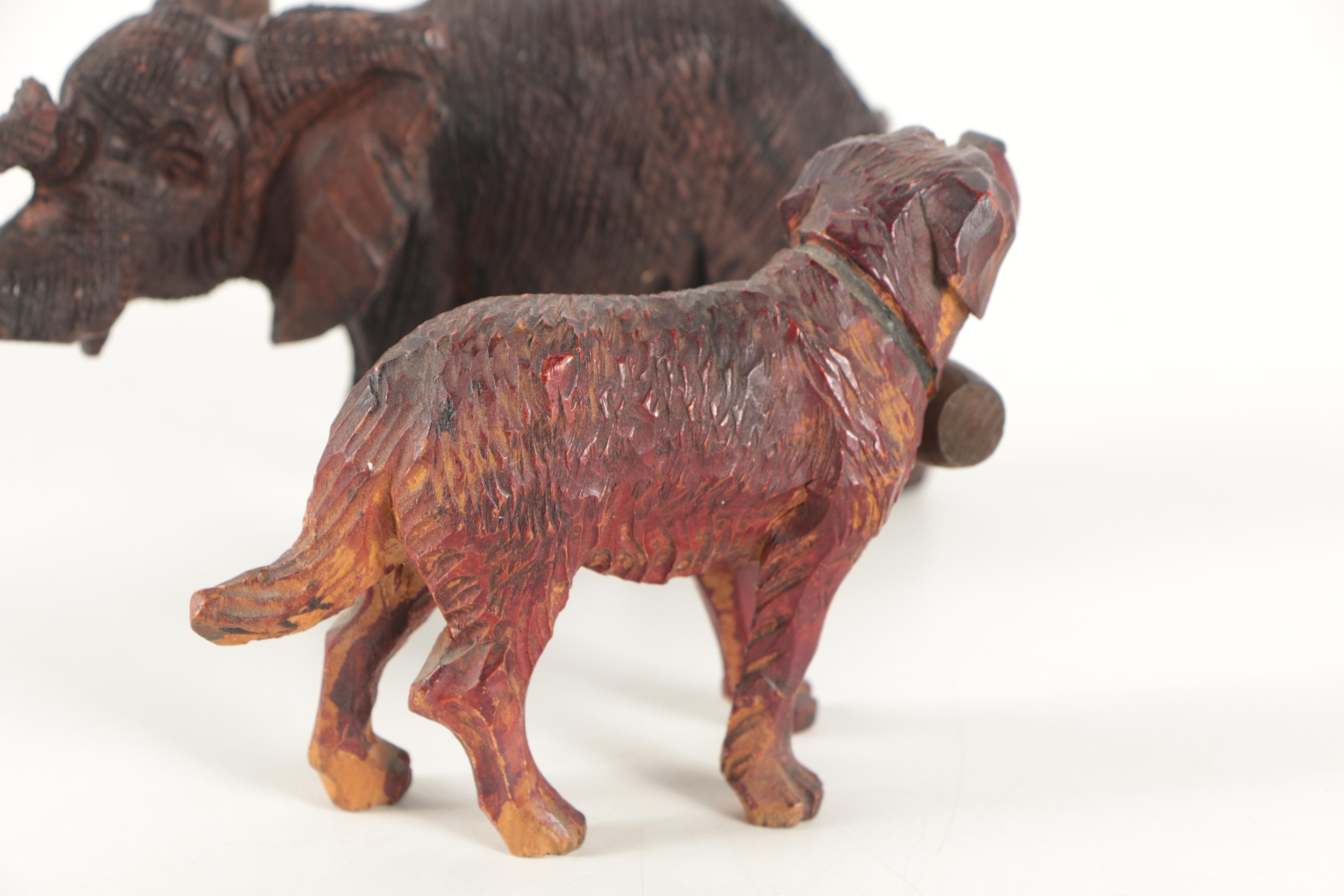Carved Wood Animal Figurines