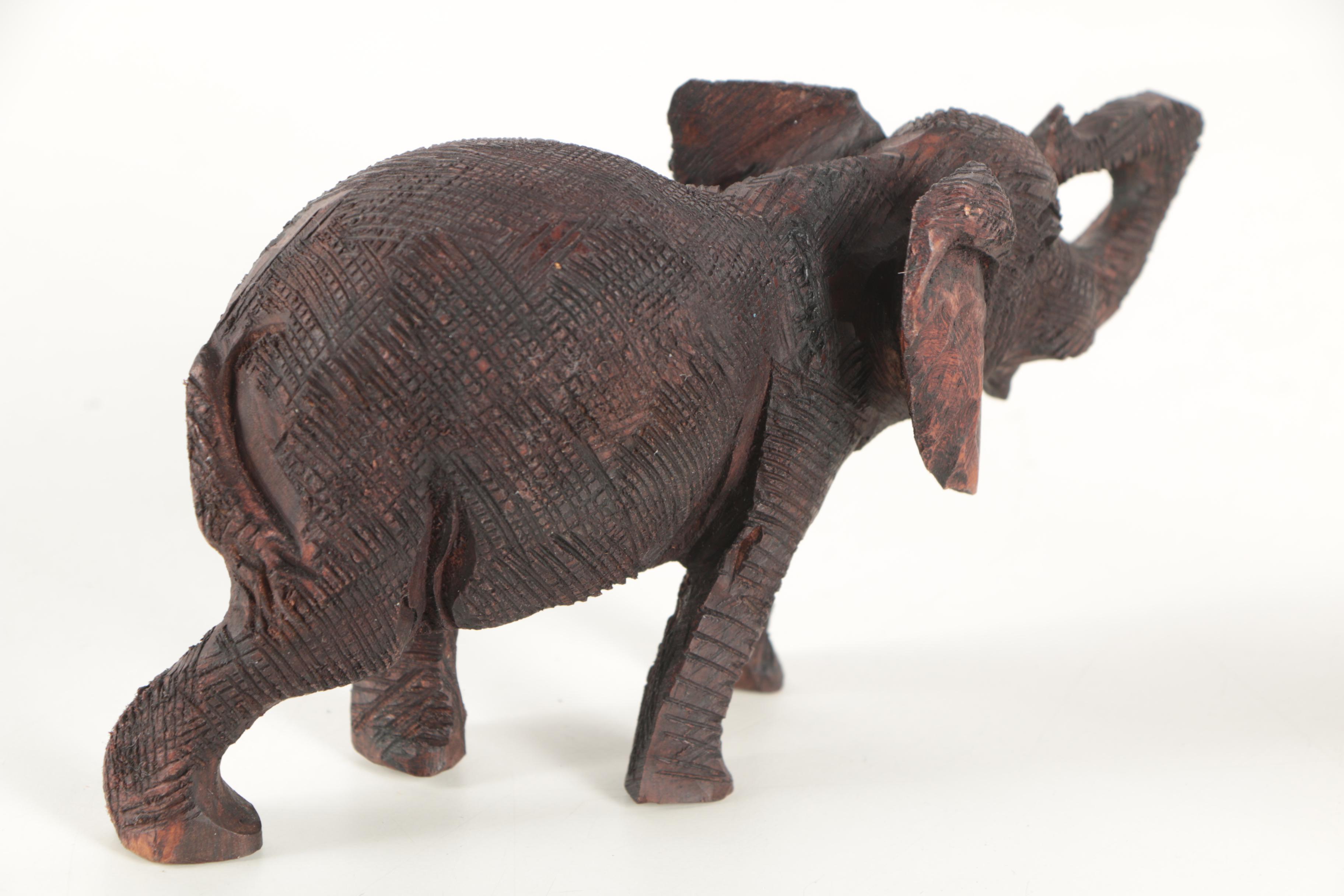 Carved Wood Animal Figurines