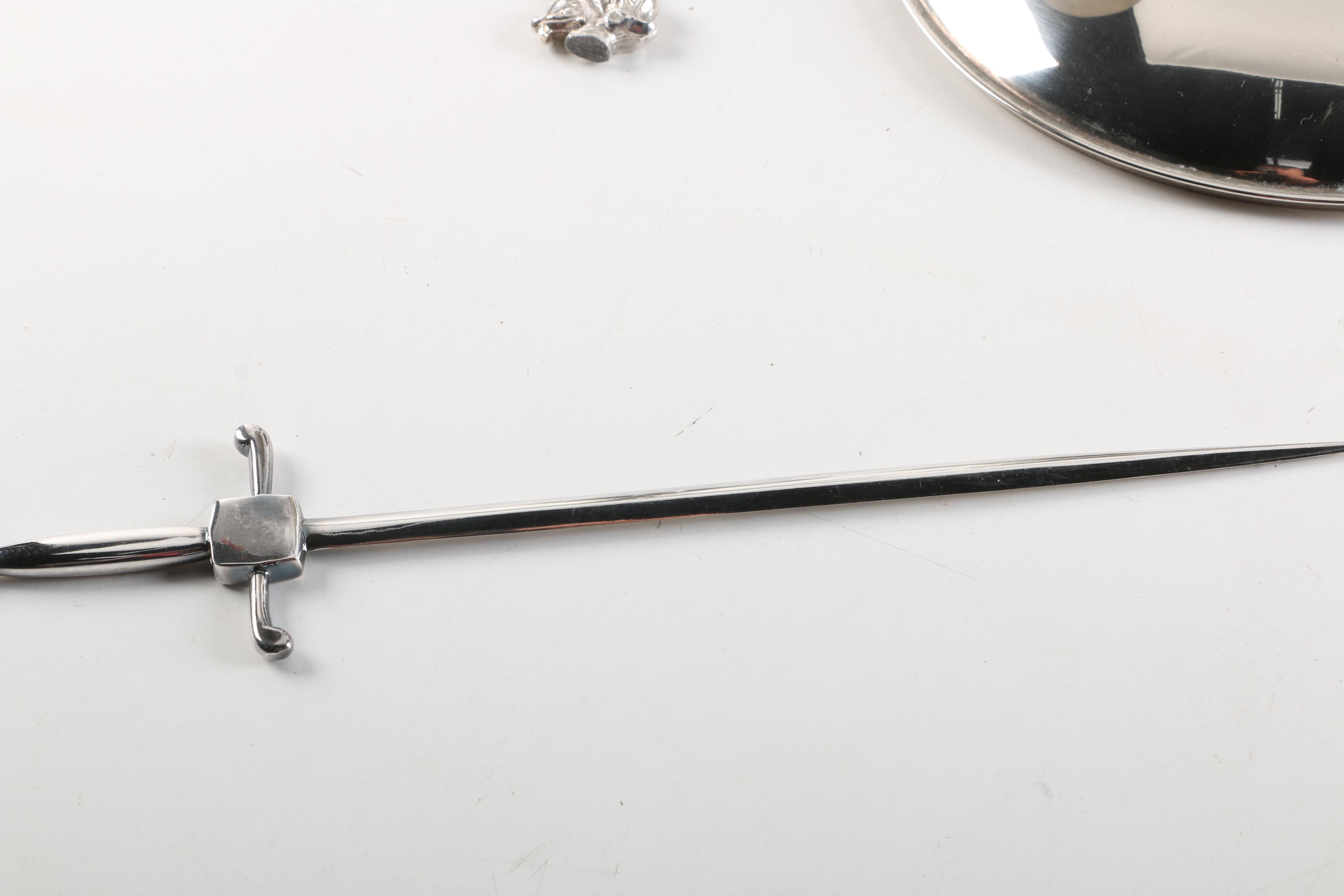 Silver Plate Tableware and Decor Featuring Leonard