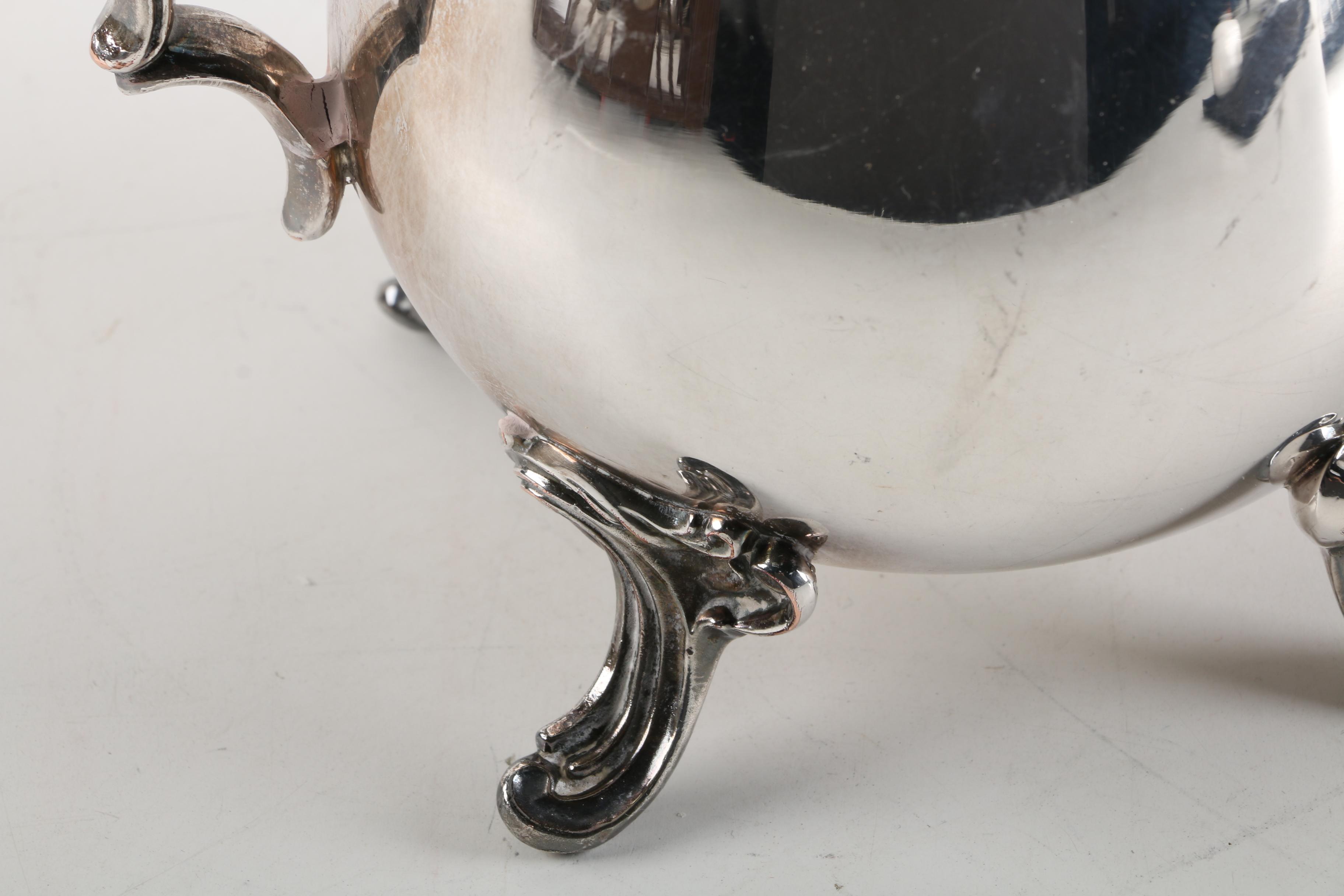 Silver Plate Tableware and Decor Featuring Leonard