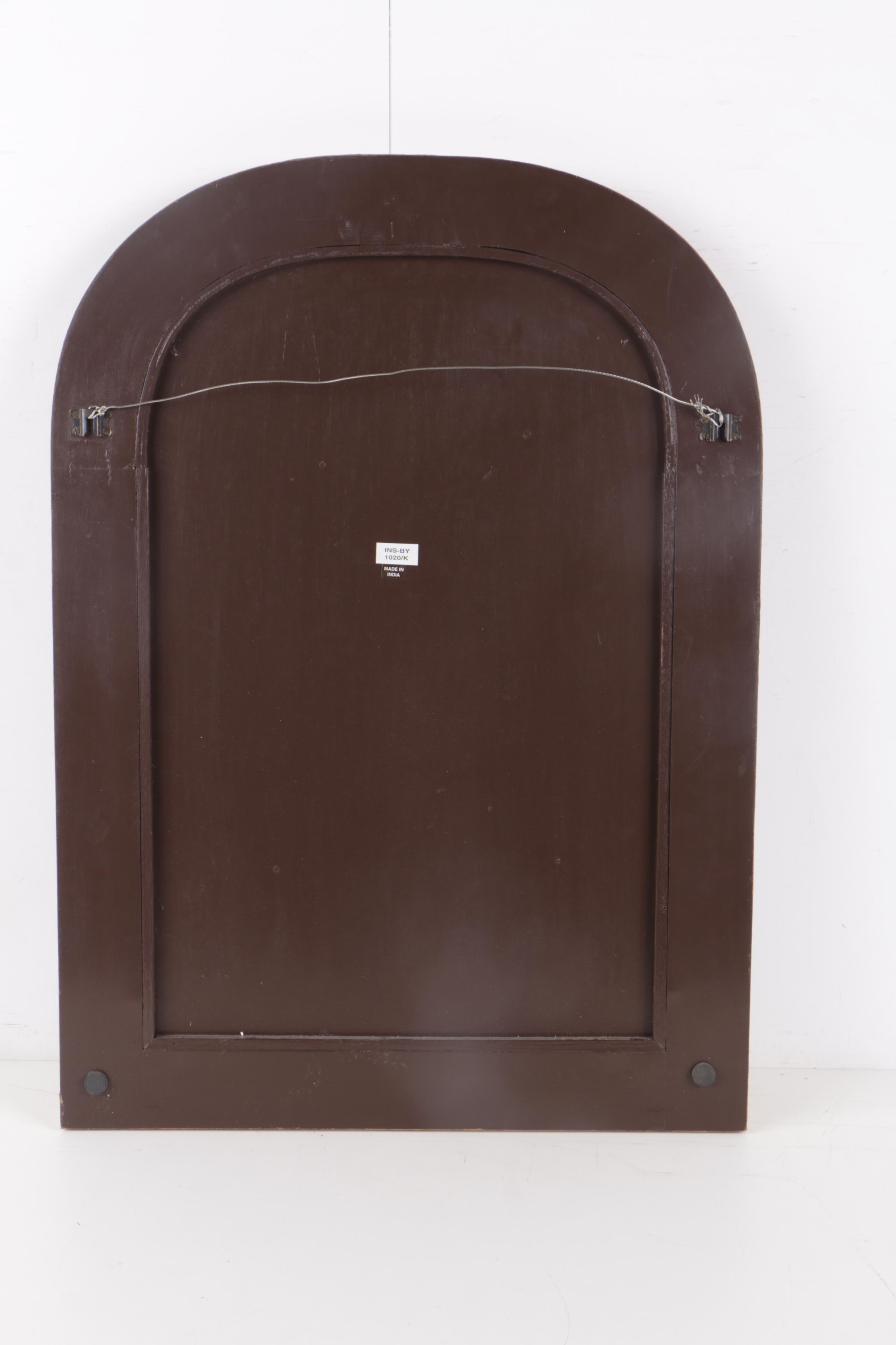 Leather Framed Wall Mirror