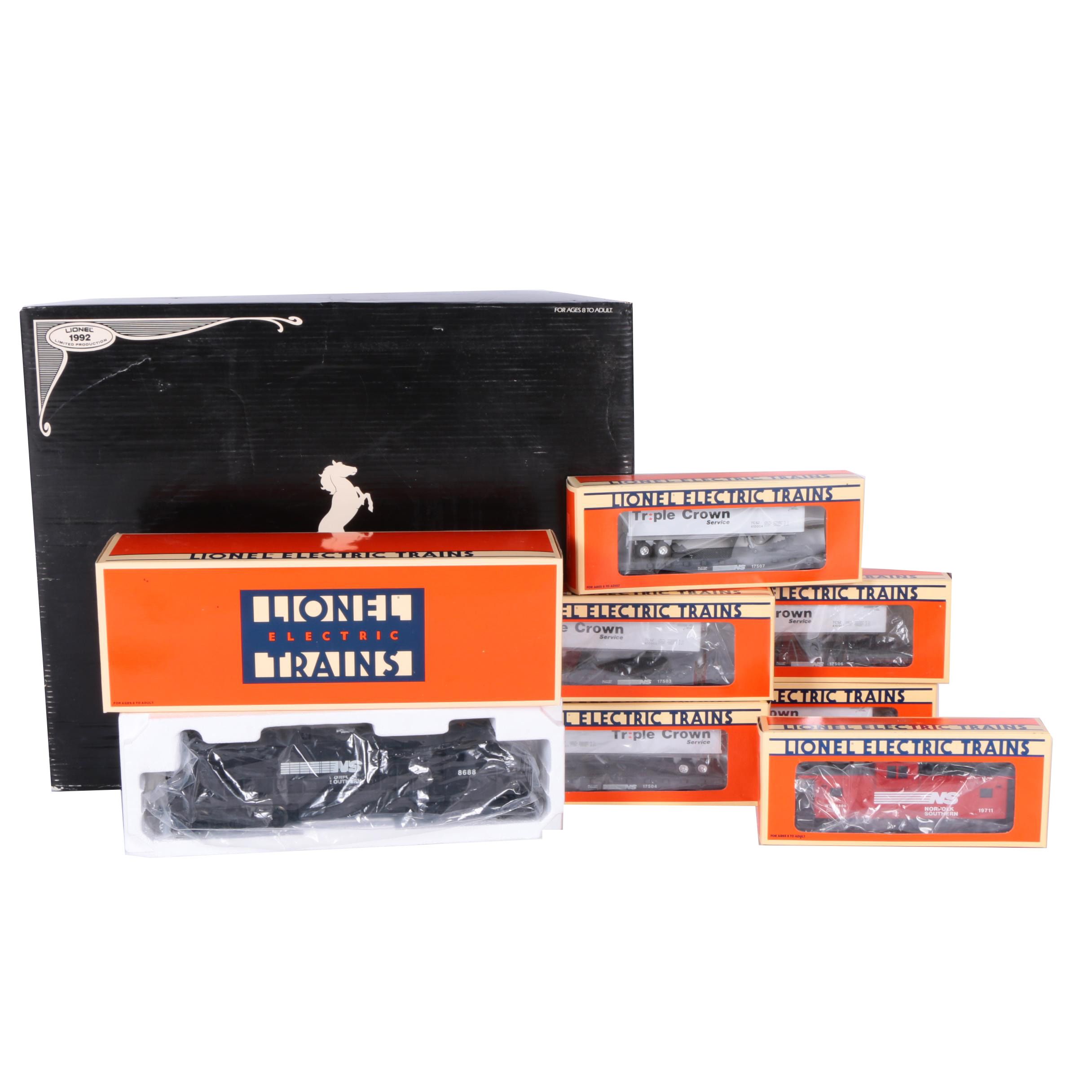 Lionel Norfolk Southern Dash-8 Diesel Intermodal Train Set