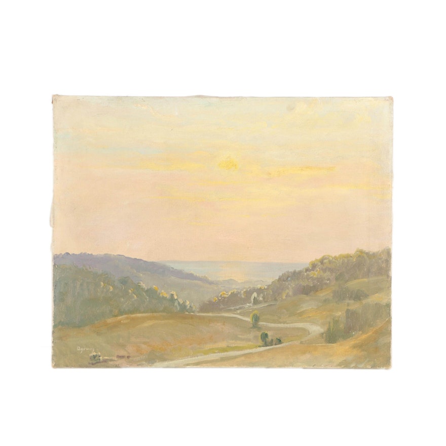 Ruthven Byrum Oil Landscape Painting