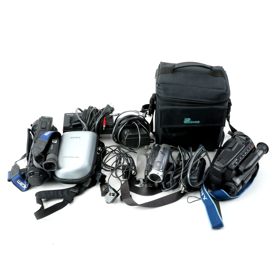 Vintage Sony Video Cameras and Accessories