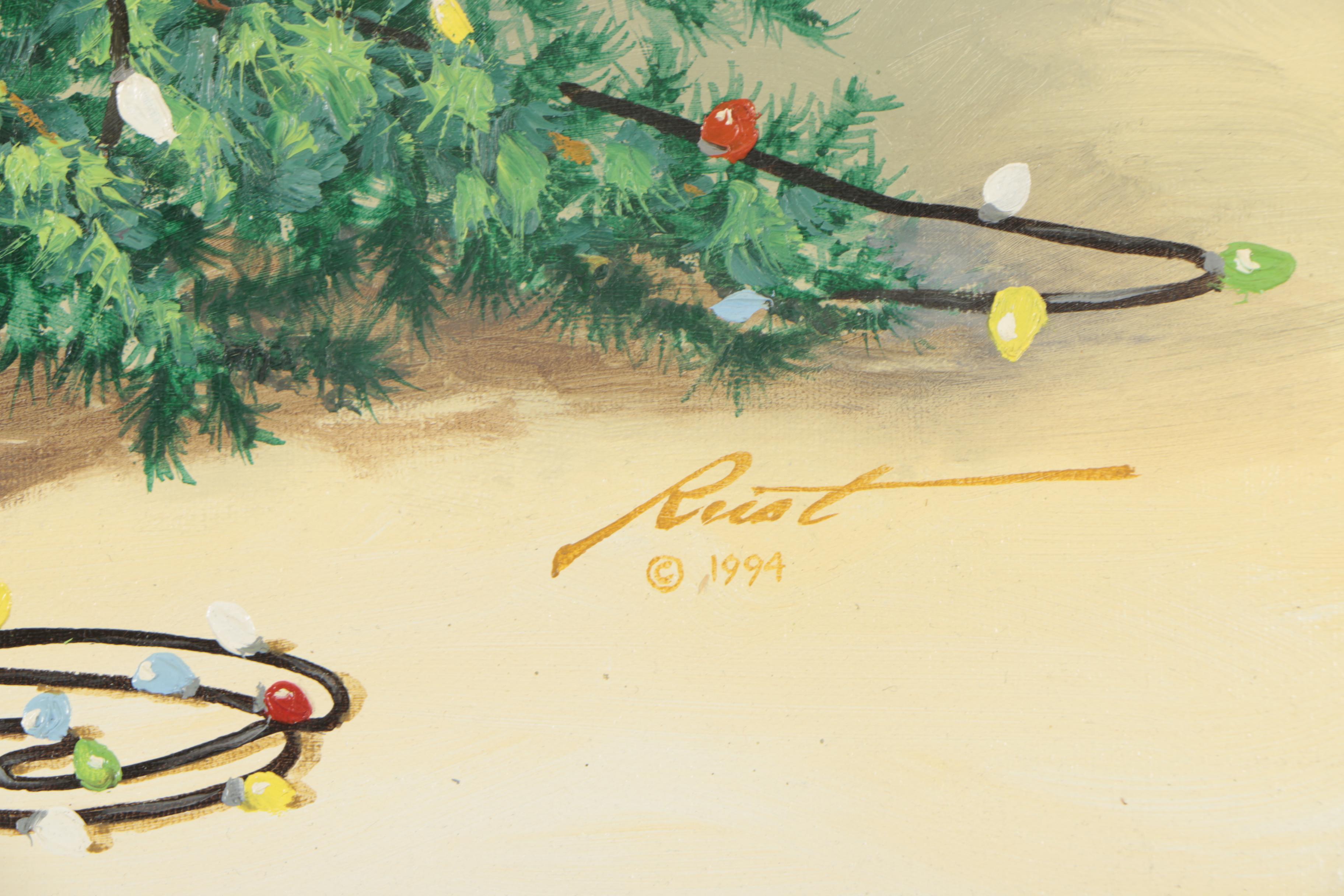 D.L. "Rusty" Rust Oil Painting of Weary Willy