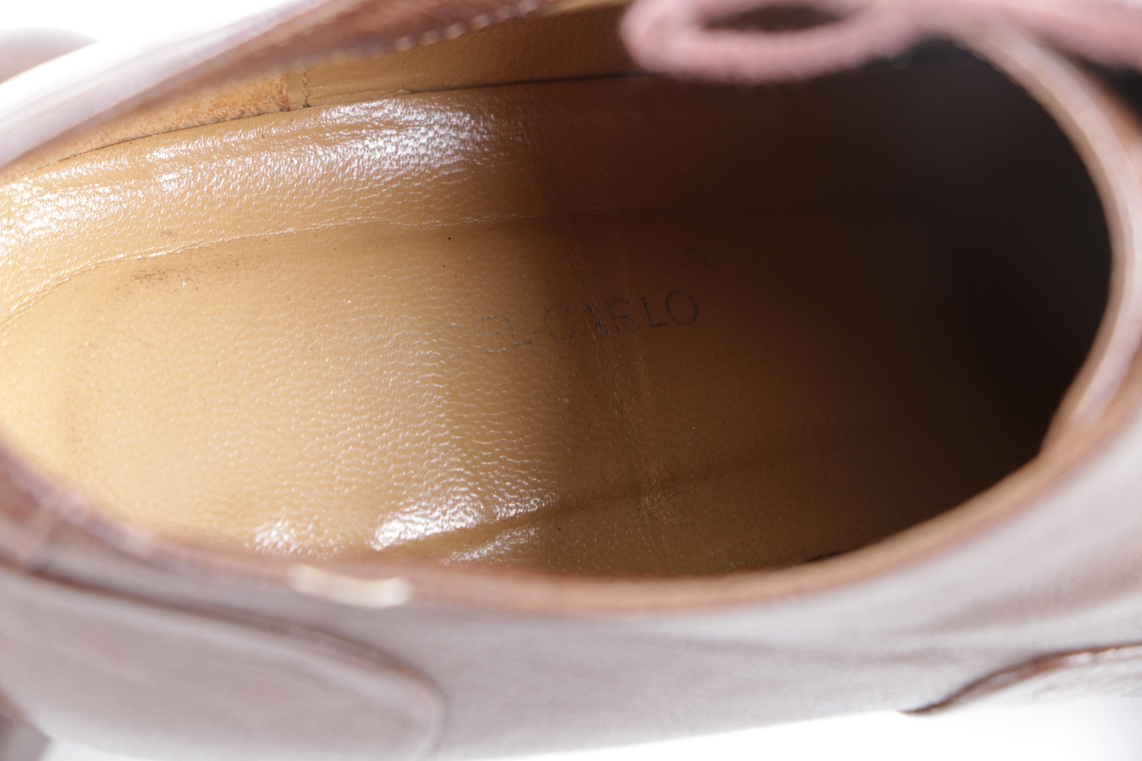 Robert Clergerie and Roberto Del Carlo Heeled Oxford Booties