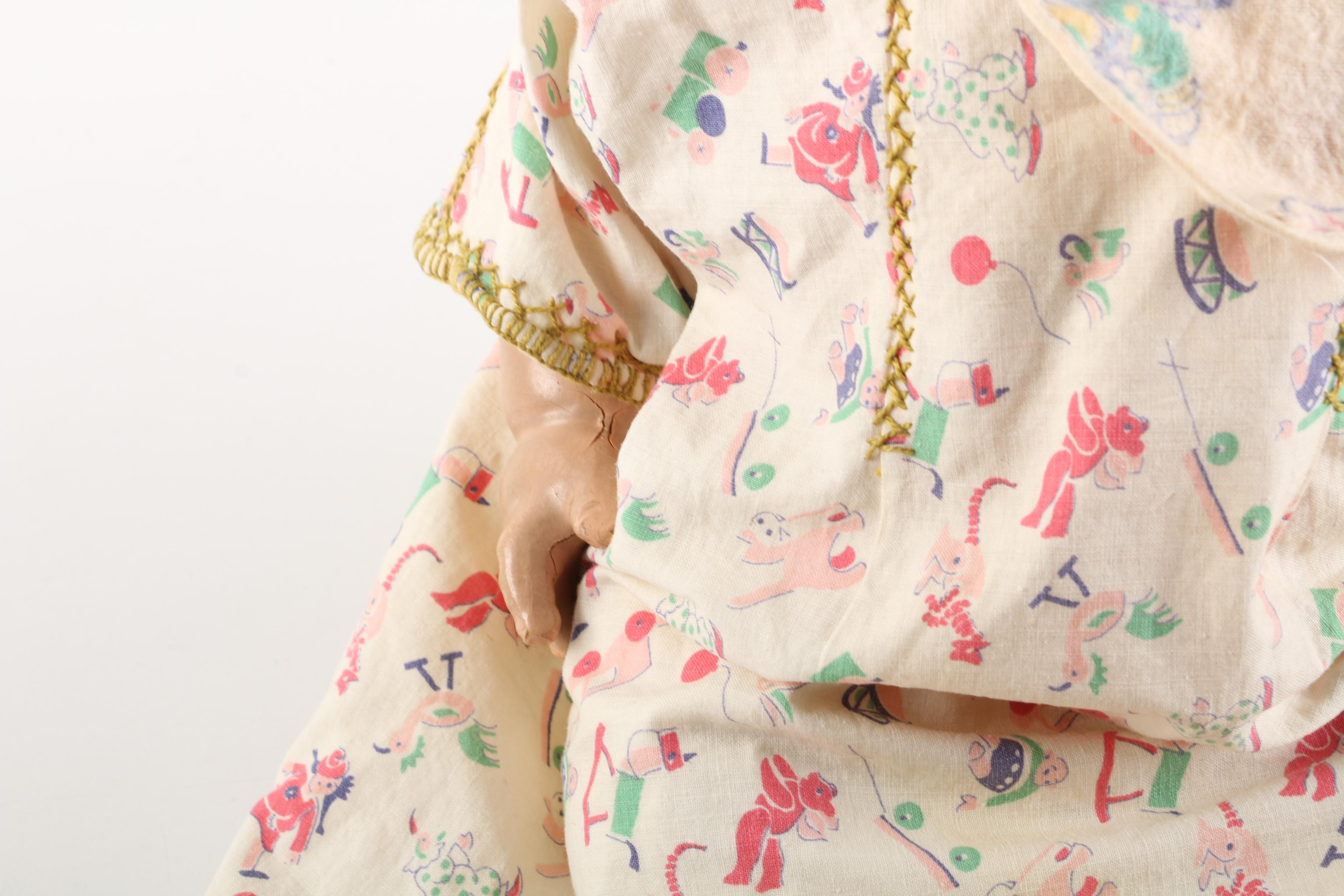 Circa 1930s Ideal "Shirley Temple" Doll and Composition Baby Doll