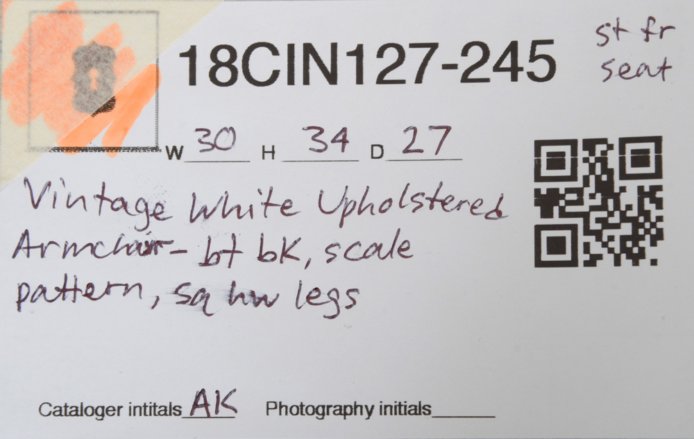 Leather Upholstered Chrome Armchair