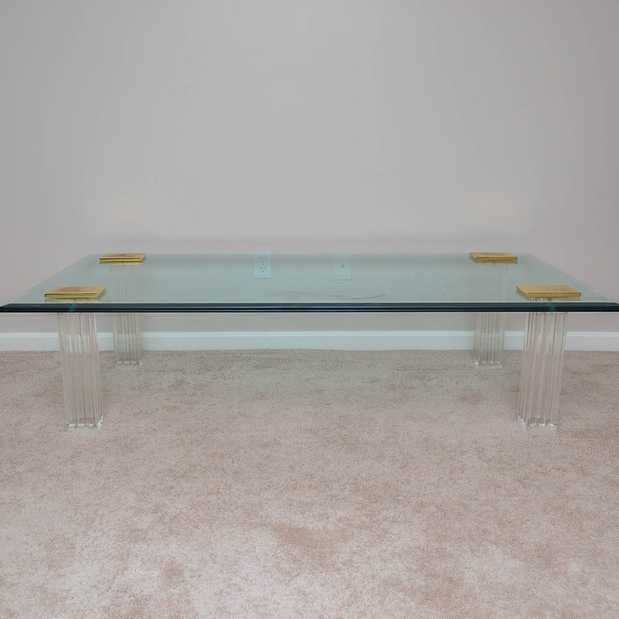 Modern Style Glass Coffee Table