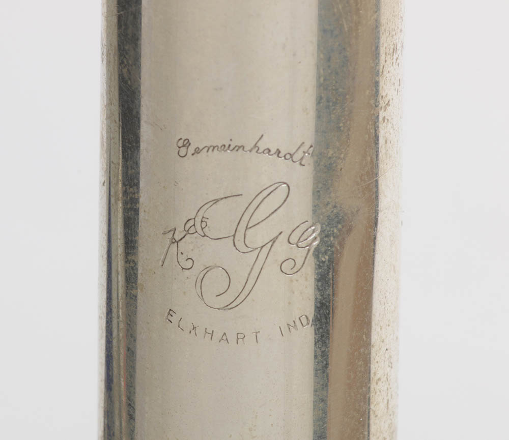 Gemeinhardt Silver Plate Flute with 900 Silver Mouthpiece and Case
