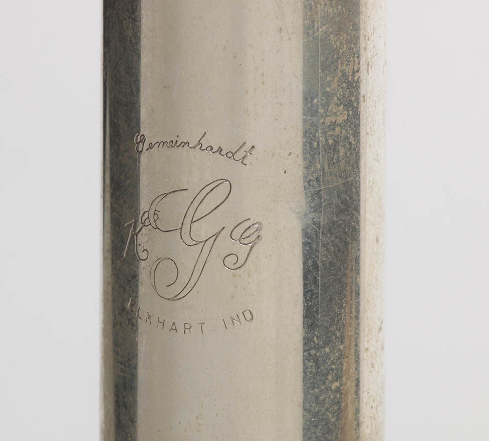 Gemeinhardt Silver Plate Flute with 900 Silver Mouthpiece and Case