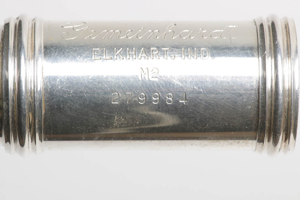 Gemeinhardt Silver Plate Flute with 900 Silver Mouthpiece and Case