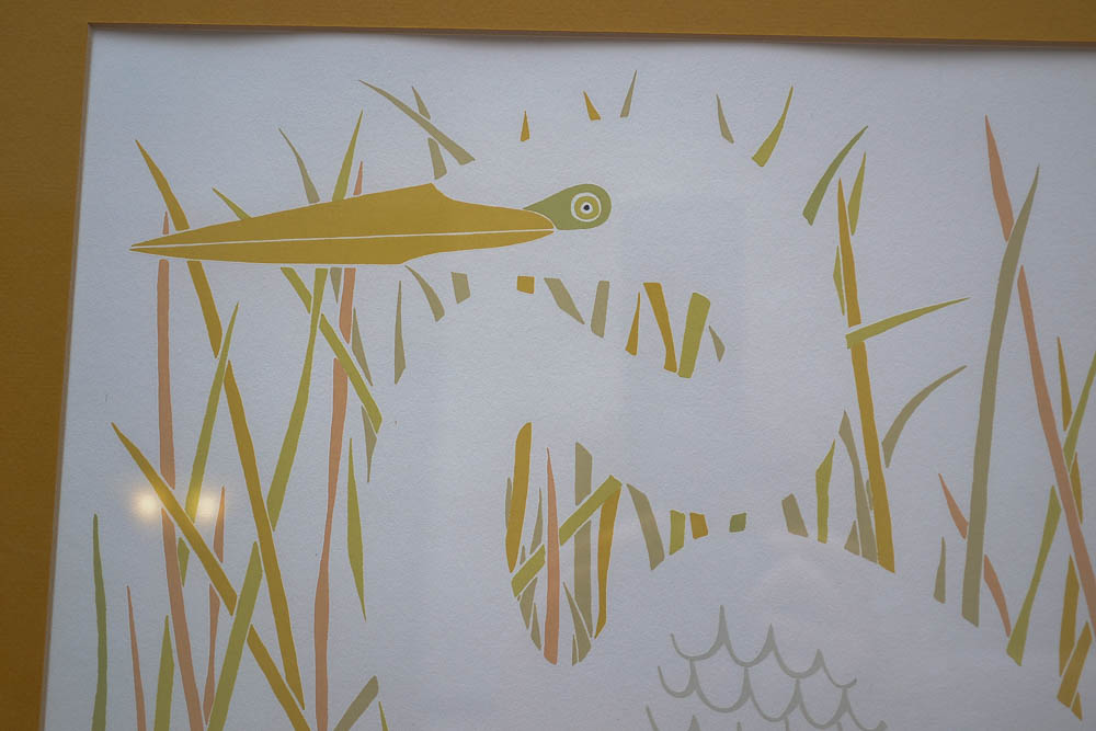 Ikki Matsumoto Serigraph "Common Egret"