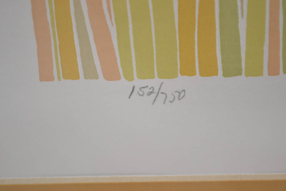 Ikki Matsumoto Serigraph "Common Egret"