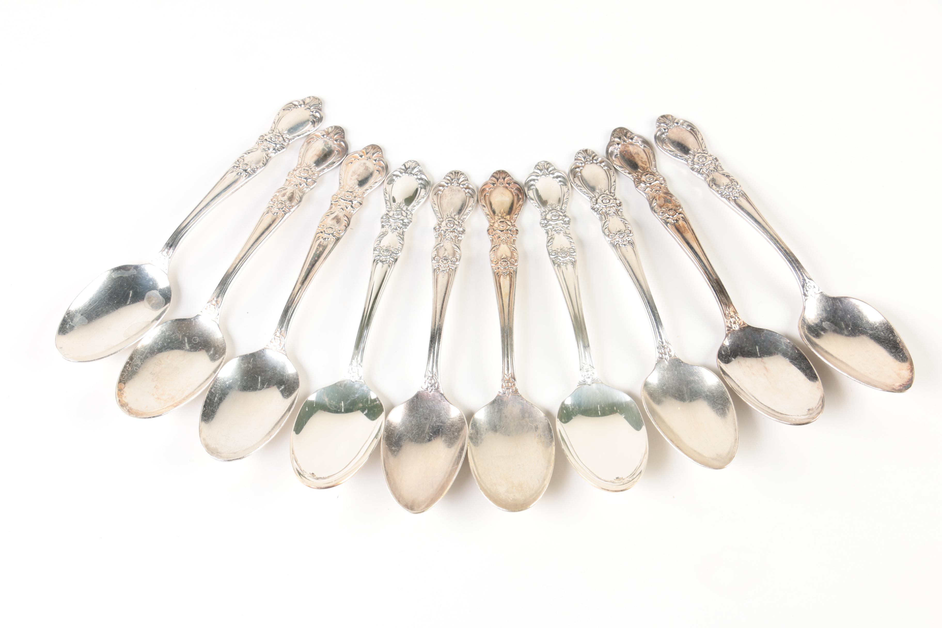 1847 Rogers Bros "Heritage" Silver Plate Flatware