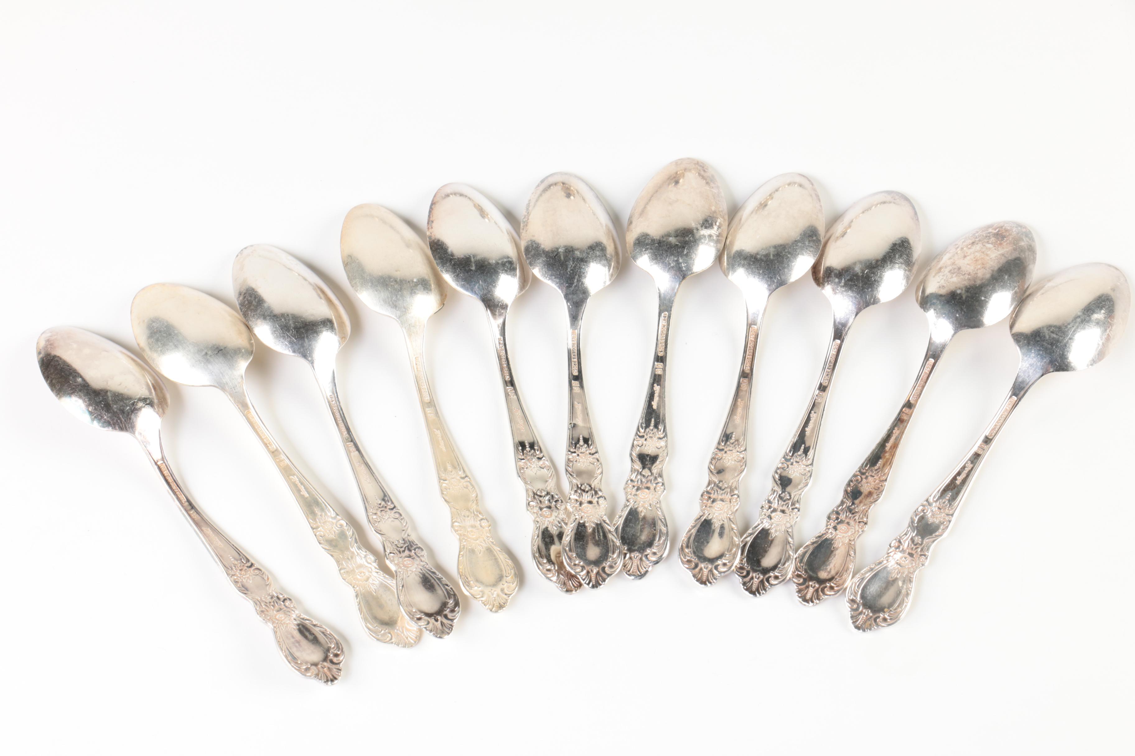 1847 Rogers Bros "Heritage" Silver Plate Flatware
